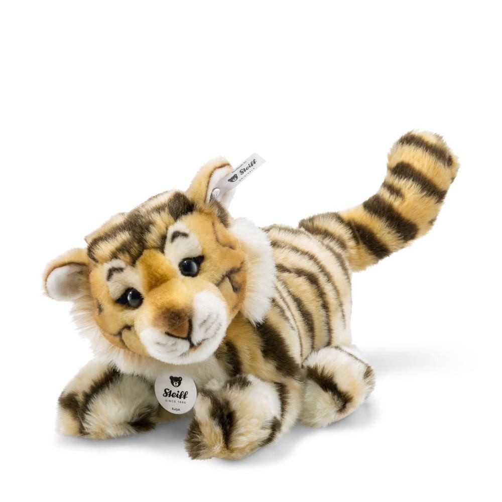 Steiff Kuscheltier Steiff 066269 Radjah Baby-Schlenker Tiger 28cm liegend Wildtier