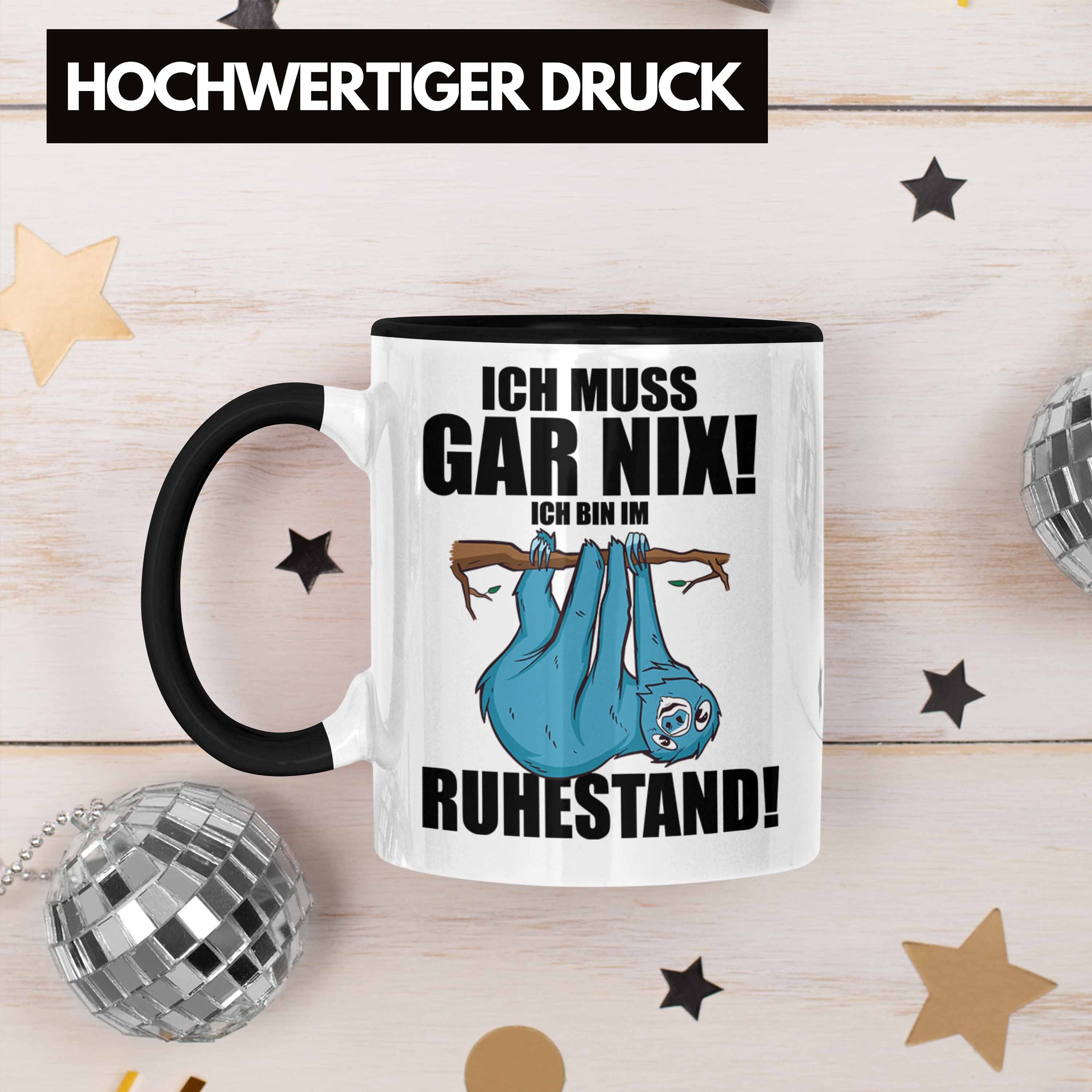 Ich Rente Nix - Rentner Trendation Ich Gar Geschenk Renteneintritt Trendation Spruch Im Muss Ruhestand Schwarz Bin Tasse Tasse Kaffeetasse Rentnerin