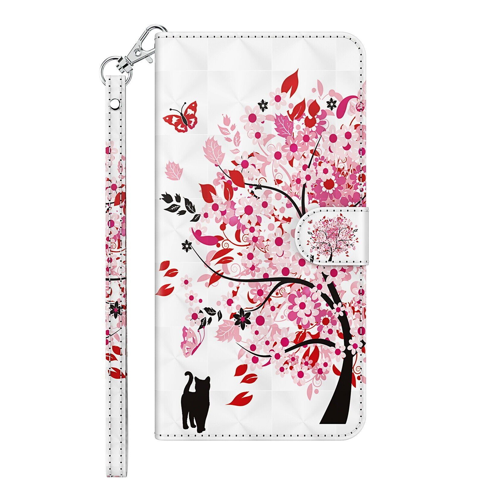 CLM-Tech Handytasche Hülle für Samsung Galaxy A14 5G Tasche aus Kunstleder Klapphülle (1x Samsung Galaxy A14 5G Handyhülle Wallet Case Cover Etui), Standfunktio – Bild 3 von 5