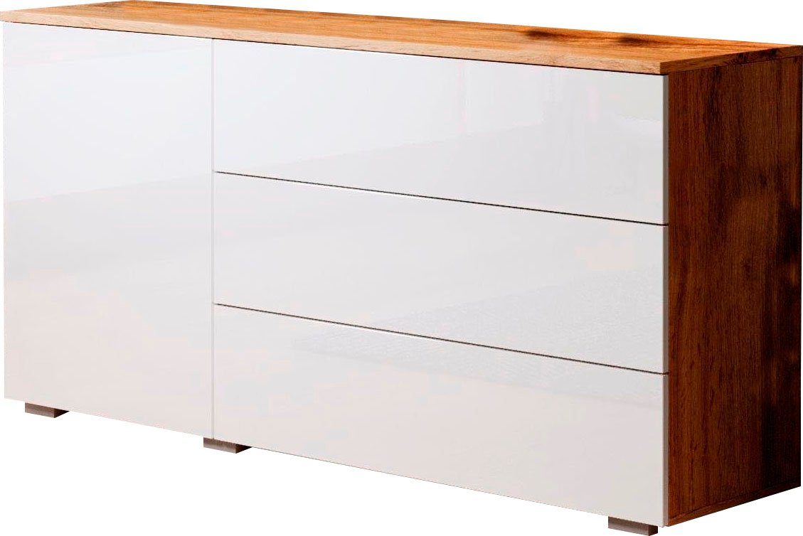 INOSIGN Sideboard PARIS (1 St), Moderne 110cm breite grifflose Kommode, vielseitig einsetzbar
