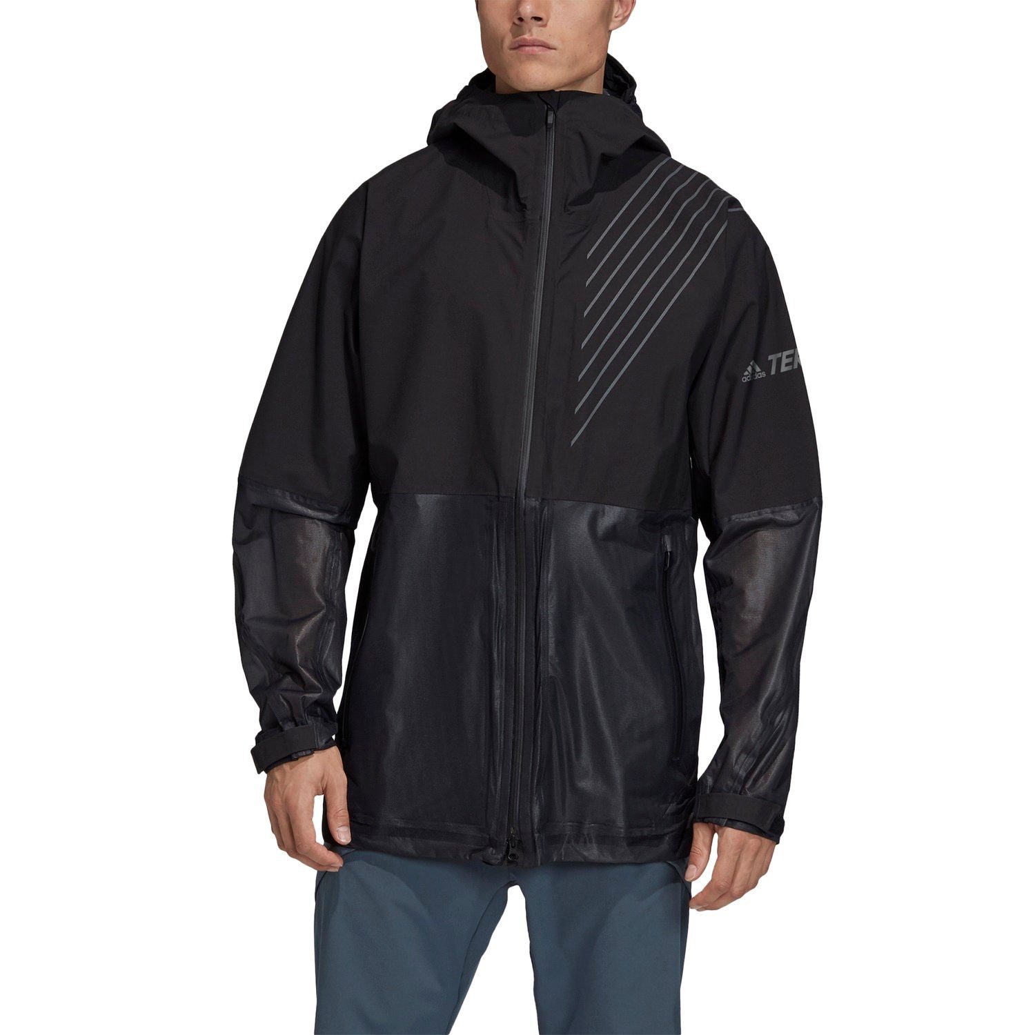 adidas Performance Funktionsjacke Übergangsjacke TERREX Zupahike 3 Lagen schwarz Herren