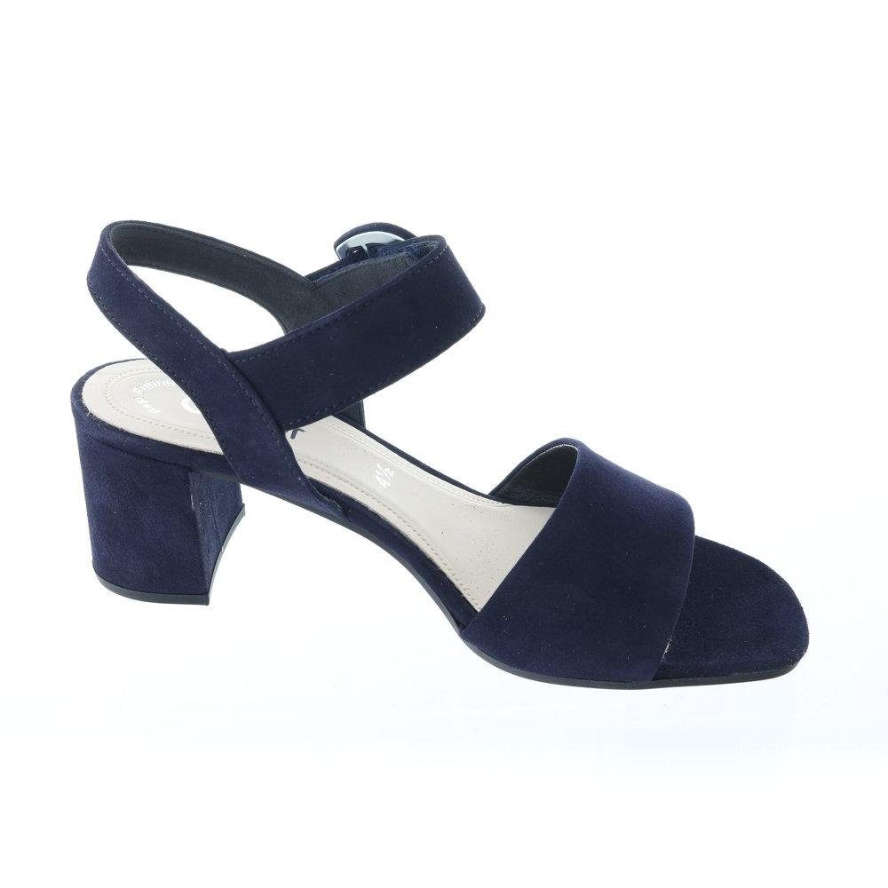 Riemchensandalen Gabor Sandale Rauleder blau atlantik Sandale