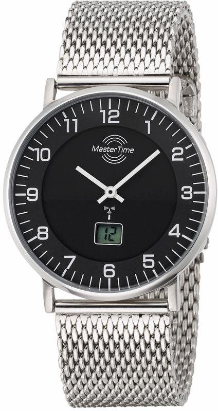 MASTER TIME Funkuhr MTGS-10557-22M, Armbanduhr, Quarzuhr, Herrenuhr, Datum, Langzeitbatterie