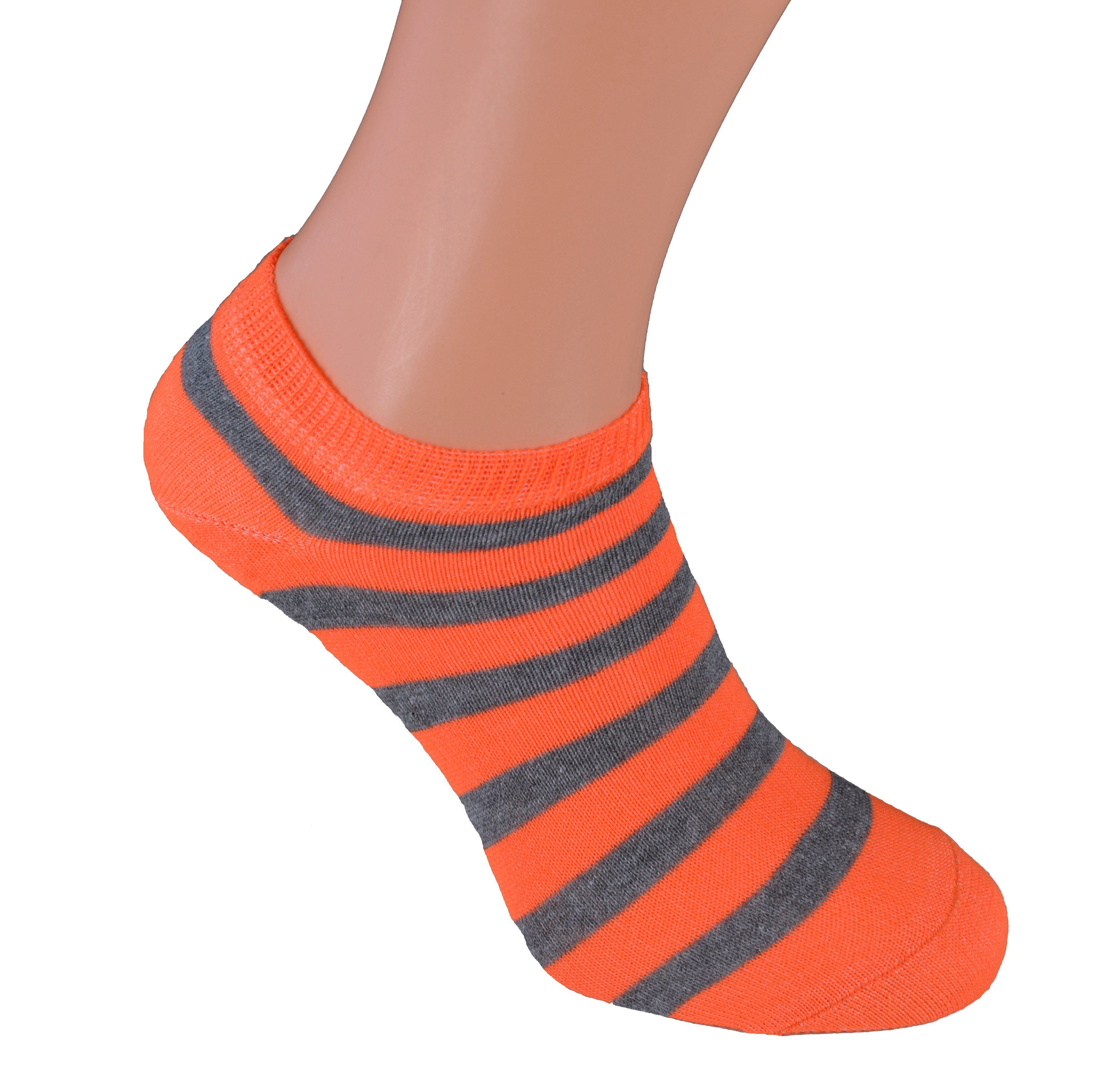 Cocain underwear verschiedene Socken Söckchen Füsslinge 8 (8-Paar) Modelle Baumwolle Marke Sneakersocken Neon für Sneaker Damen Paar geringelt