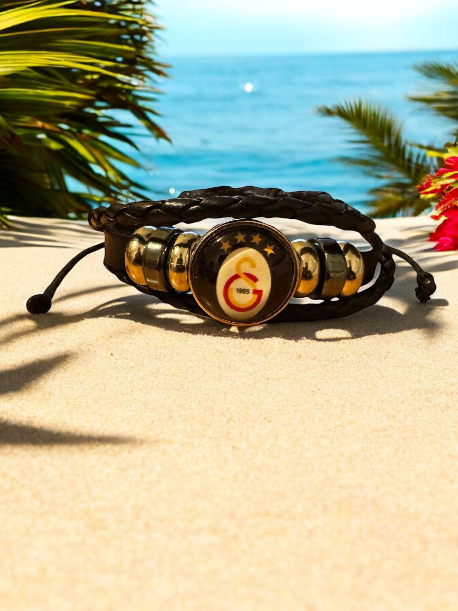 Stelby Armband mit Gravur Galatasaray Armband 3D Gravur im Glas, Fanartikel günstig online kaufen