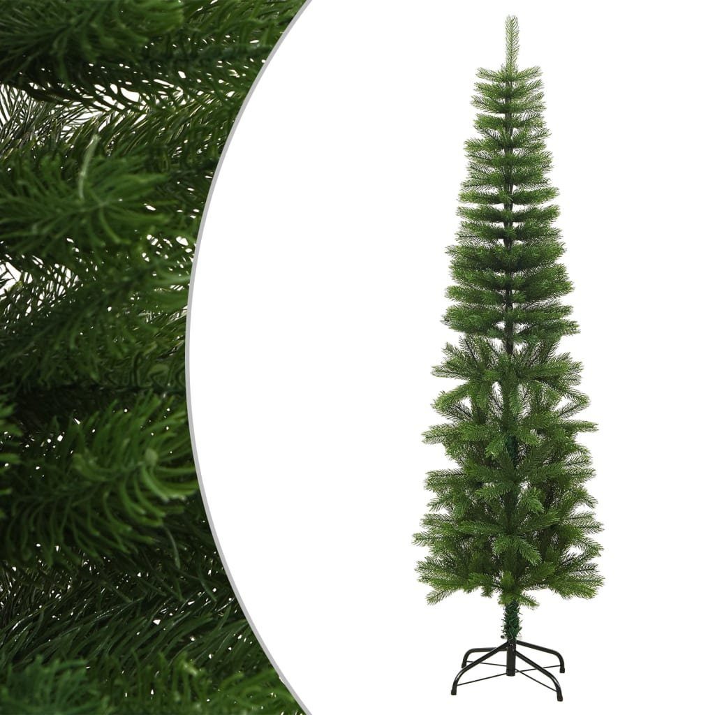 furnicato Künstlicher Weihnachtsbaum mit Ständer Schlank 180 cm PE
