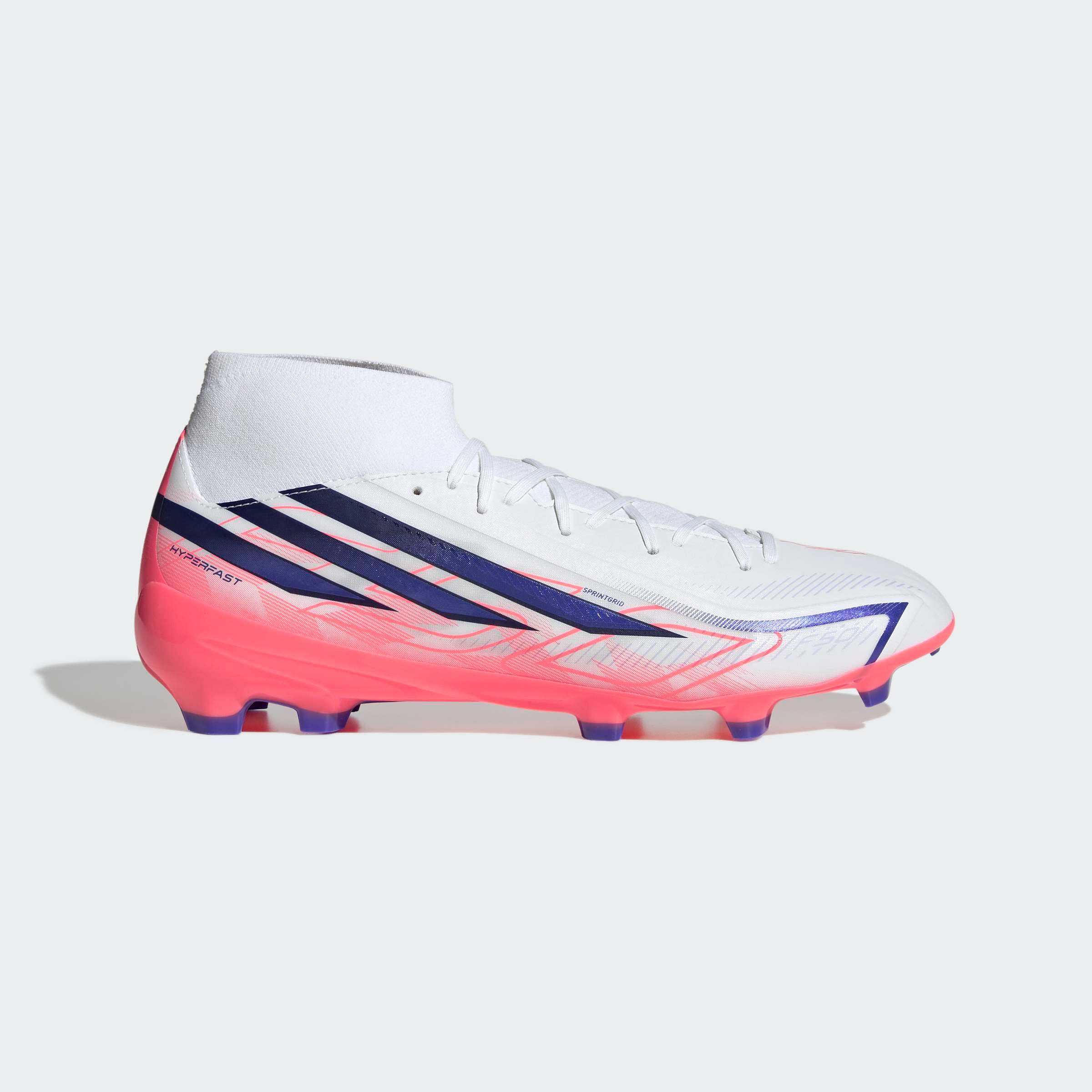adidas Performance F50 HYPERFAST LEAGUE, MITTELHOCH, FESTE BÖDEN Fußballschuh für Rasen und feste Böden, gespielt bei der Weltmeisterschaft 2026