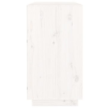 vidaXL Sideboard Sideboard Weiß 100x40x75 cm Massivholz Kiefer (1 St)