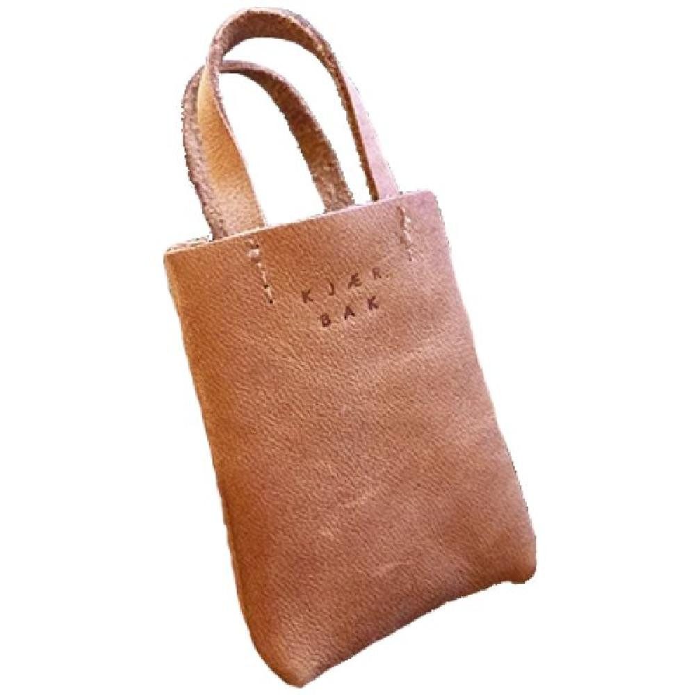 Kjær Bak Skulptur Handtasche Betty Marie für den Kay Bojesen Affen Braun