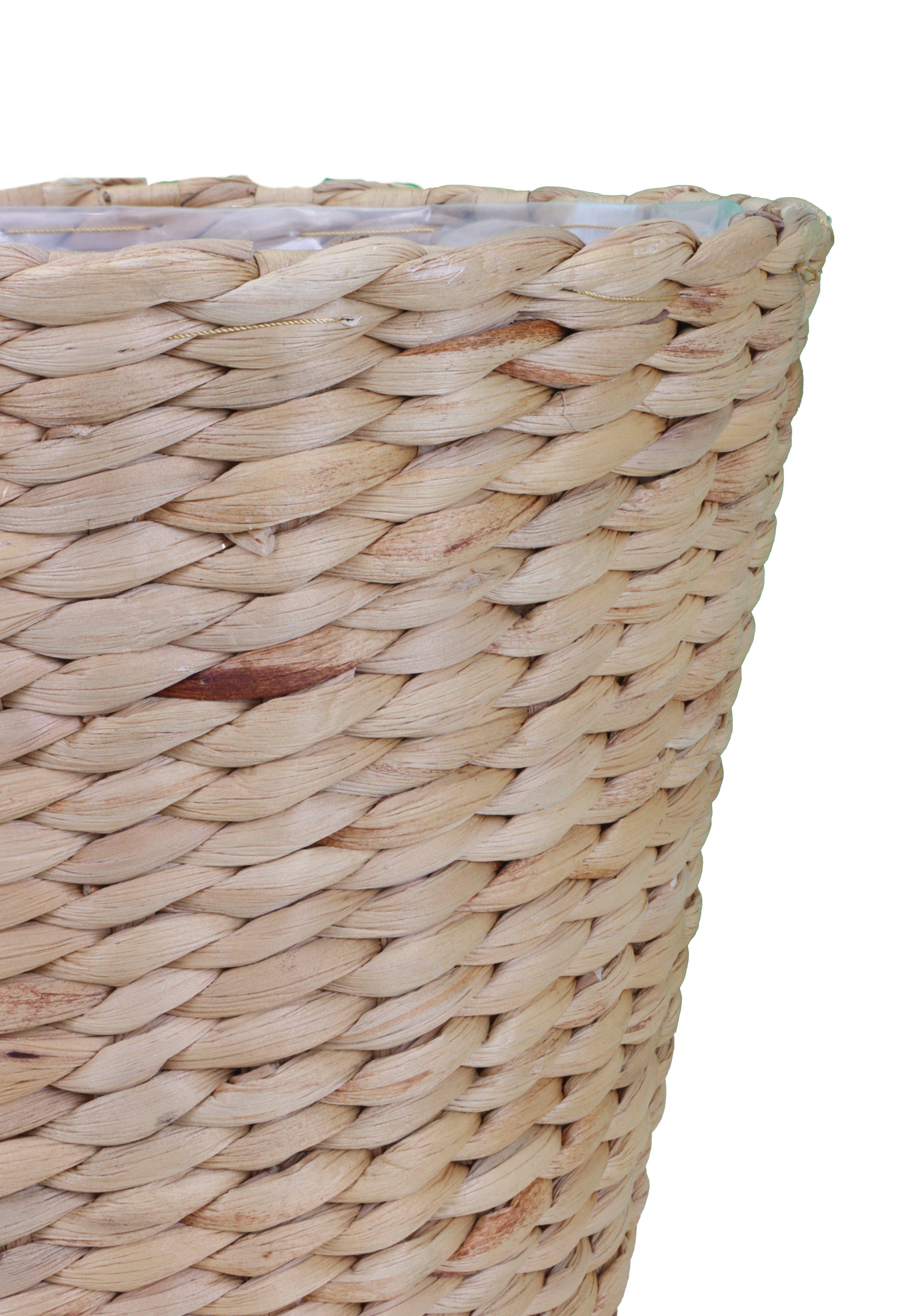 tegawo Übertopf aus Wasserhyazinthengeflecht günstig online kaufen