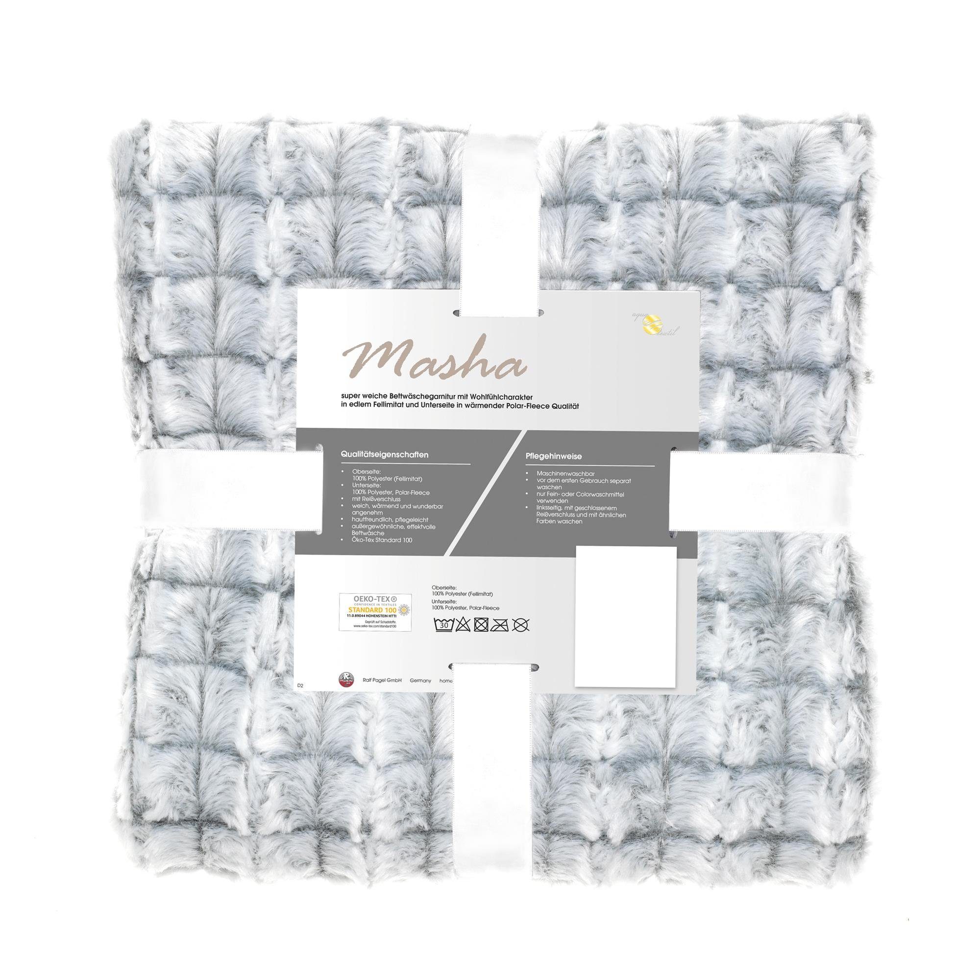 aqua-textil Bettwäsche Masha Winter Bettgarnitur Fell günstig online kaufen