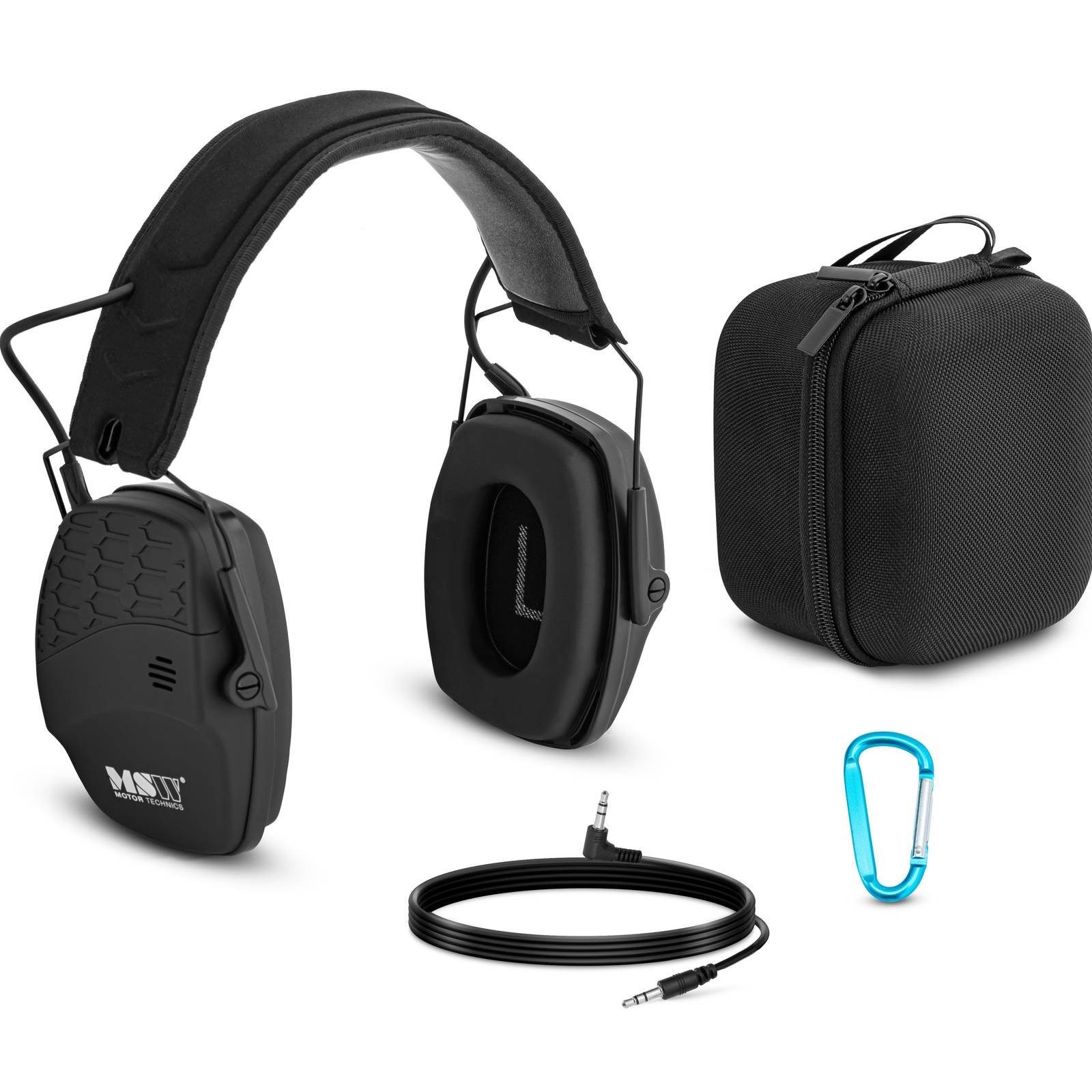 MSW Kapselgehörschutz Lärmschutzkopfhörer Bluetooth, Außengeräuschregelung