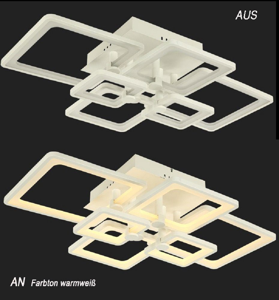 Euroton LED Deckenleuchte LED Deckenleuchte Fernbedienung Lichtfarbe/Hellig günstig online kaufen