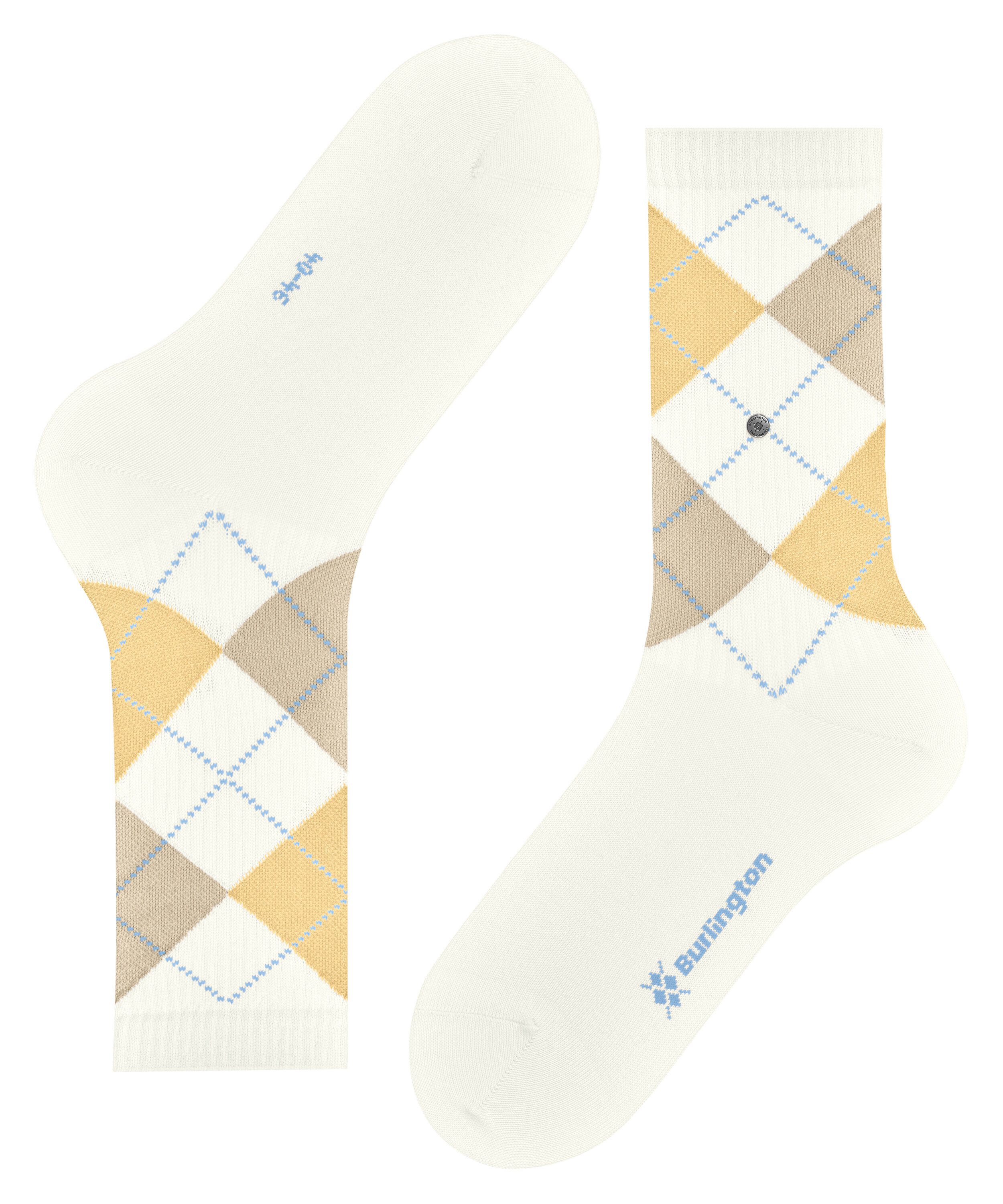 Burlington Socken Rib Court Einheitsgröße 40-46, Argyle-Muster, feine Rippenstruktur – Bild 5 von 5