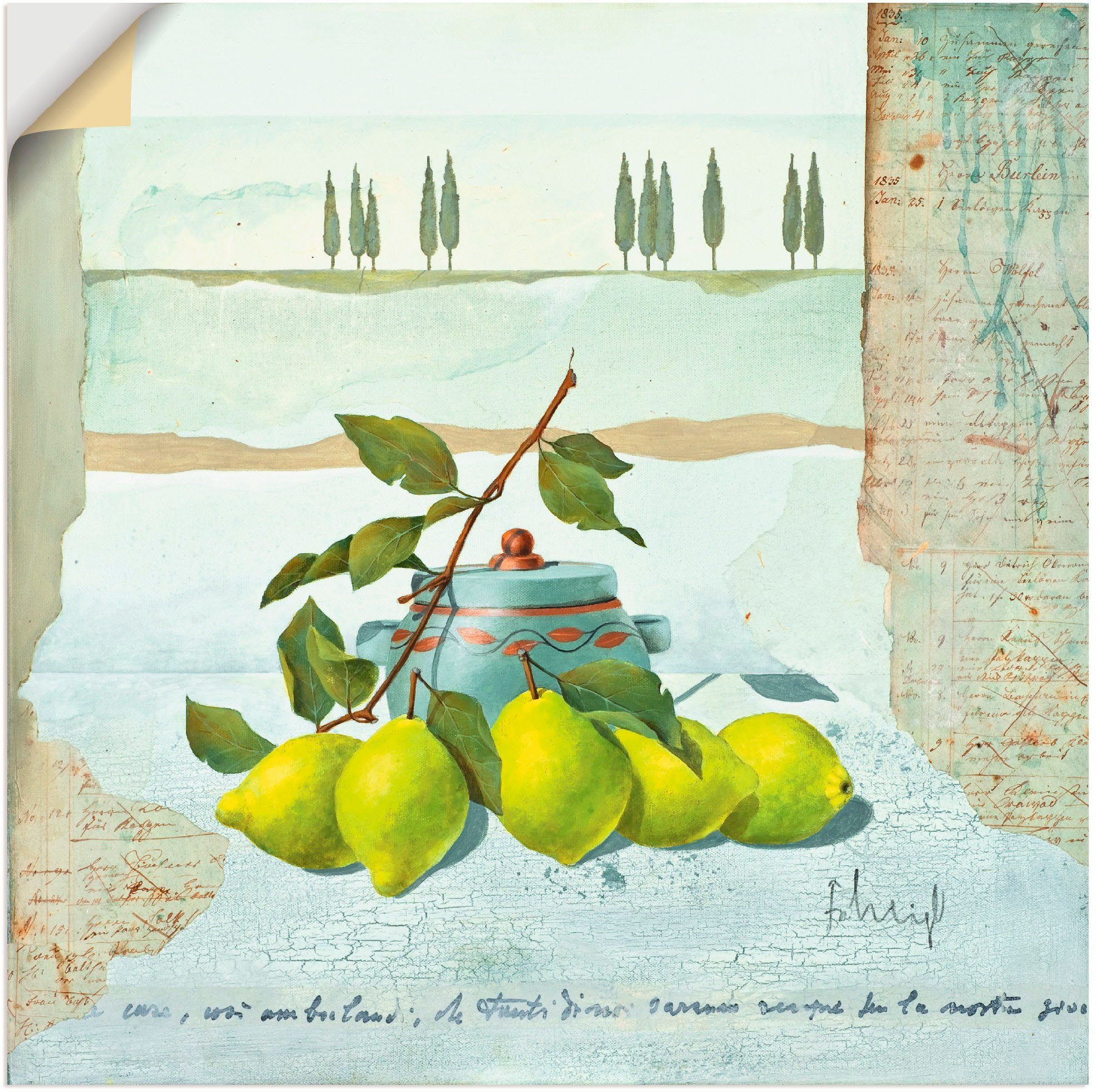 Natur, St), Wandbild als Artland (1 versch. Größen Arrangements Leinwandbild, in der Ruhe Poster oder Wandaufkleber