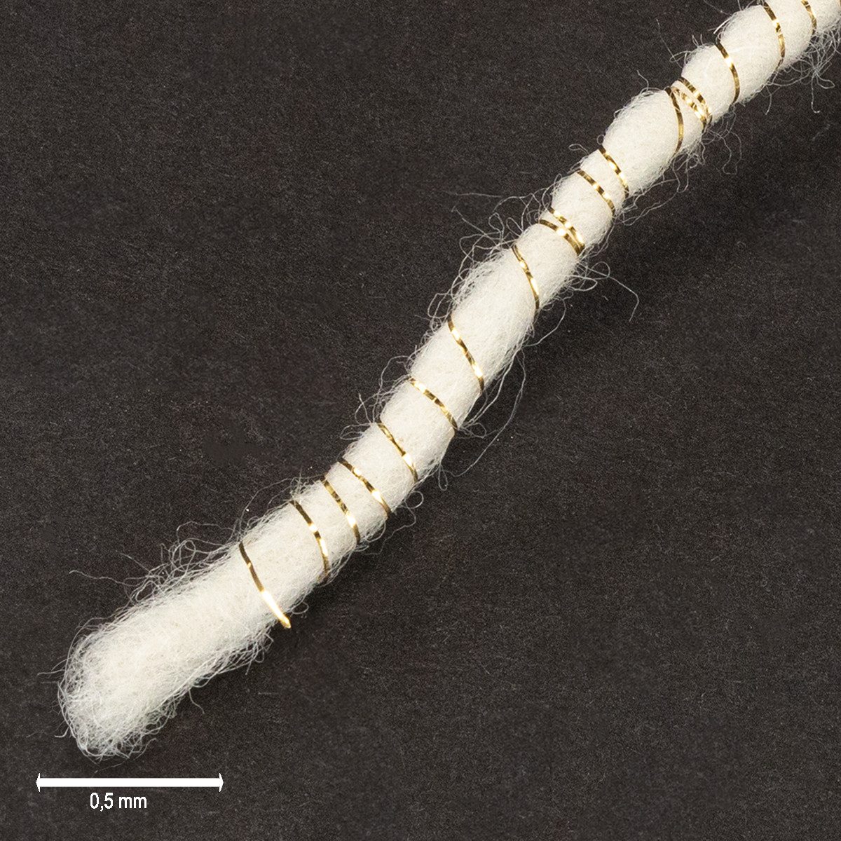 Viana Filzband Dekorative Wollkordel mit Draht und Lurexfaden für Bastel- und