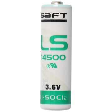 Saft SAFT LS14500 Lithium Batterie Li-SOCI2, Size AA LS14500, FT25BT max. Batterie, (3,6 V)