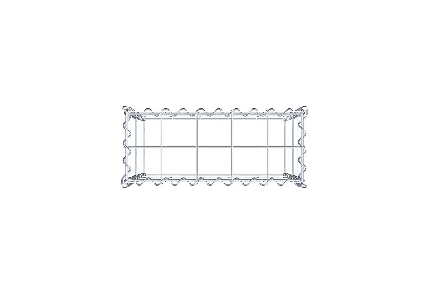 Thumbnail - Gabiona Gabionenzaun Anbaugabione Typ 3 50 cm x 40 cm x 20 cm (L x H x T), Maschenweite 10, (Anbaugabione Typ 3 50 cm x ...