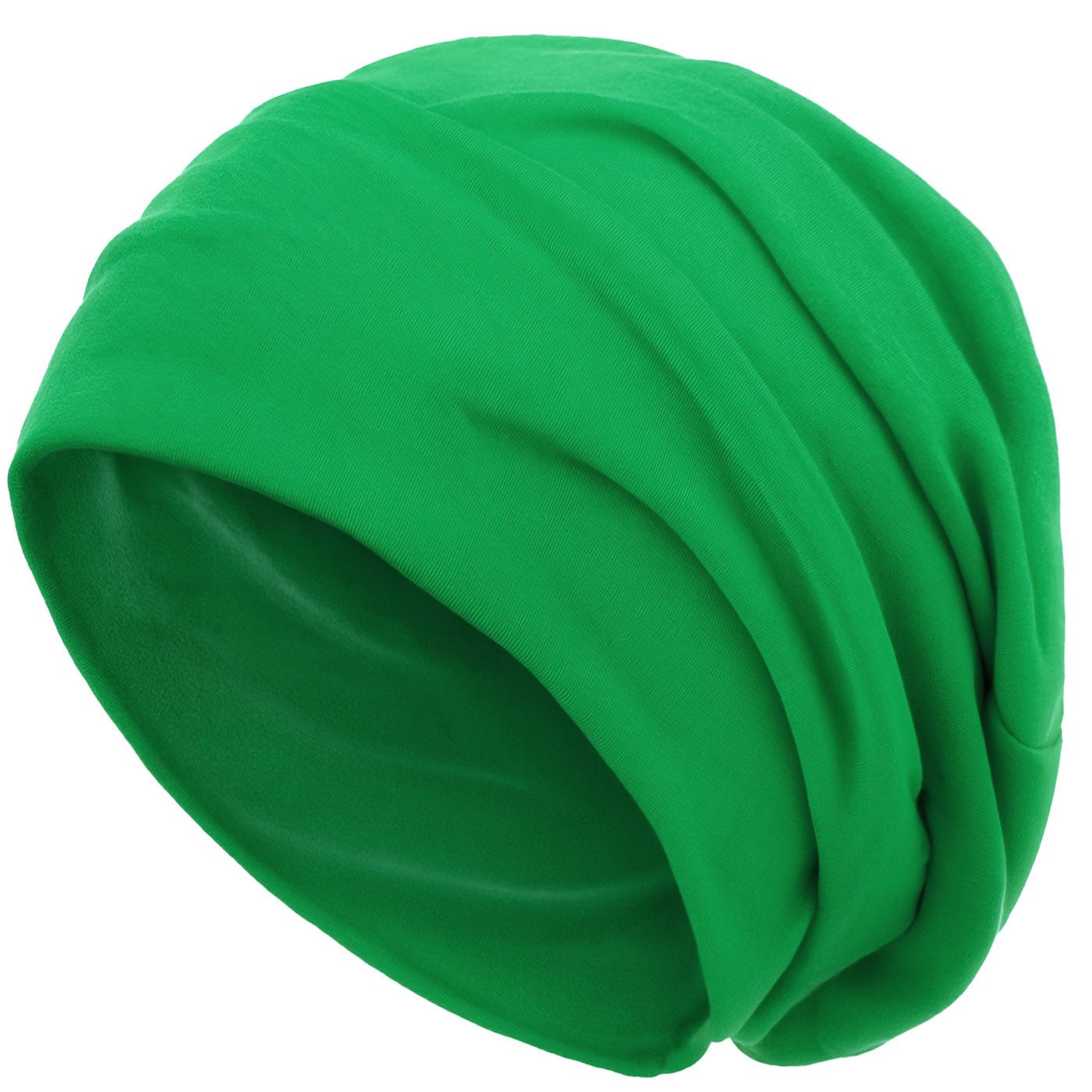 style3 Beanie (1-St) Mütze Damen Herren Haube Sommer Herbst XXL Chemo Schlafmütze Cap