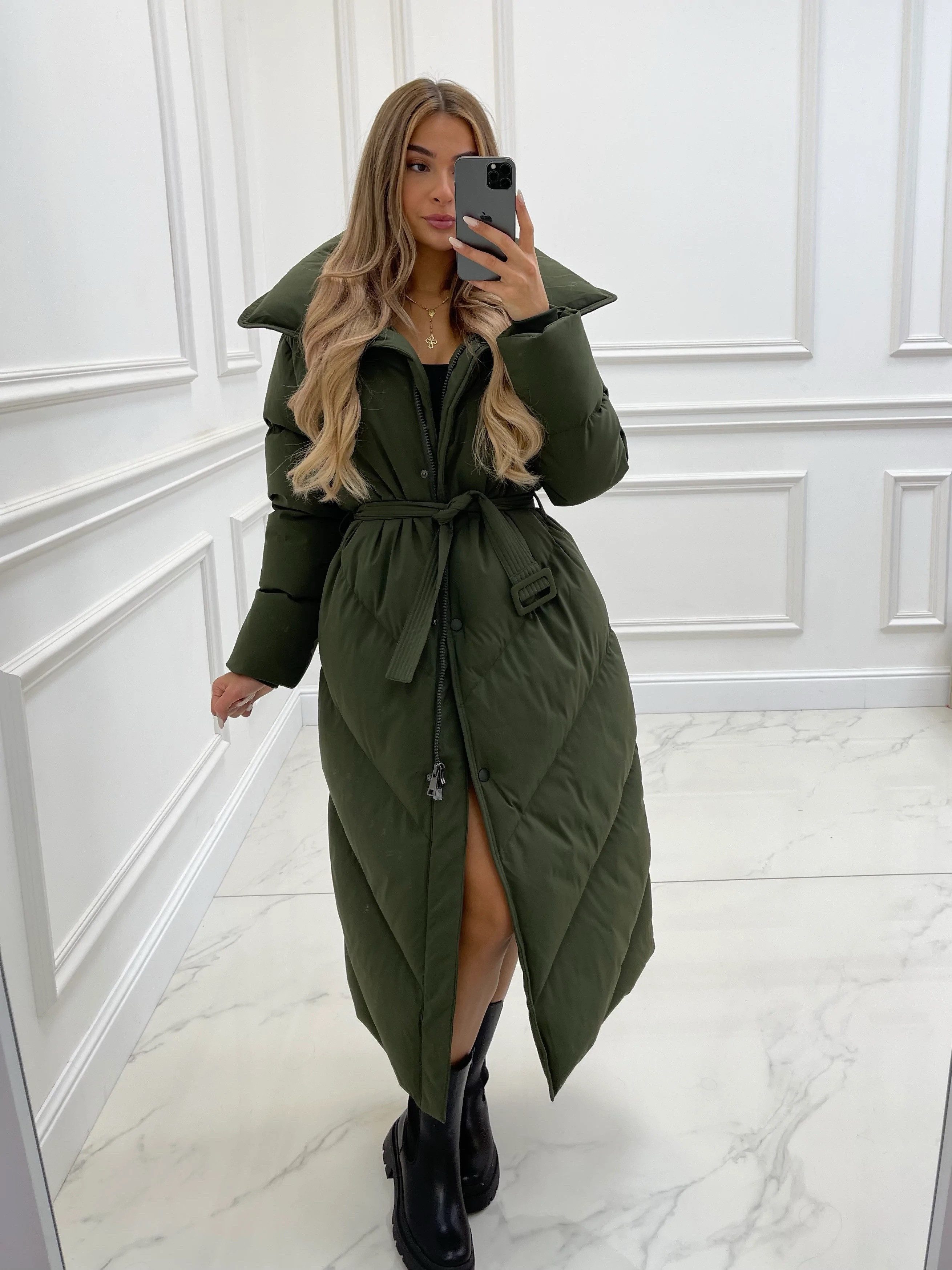Copperose Winterjacke Winterjacke Oversize Winterparka Steppmantel günstig online kaufen