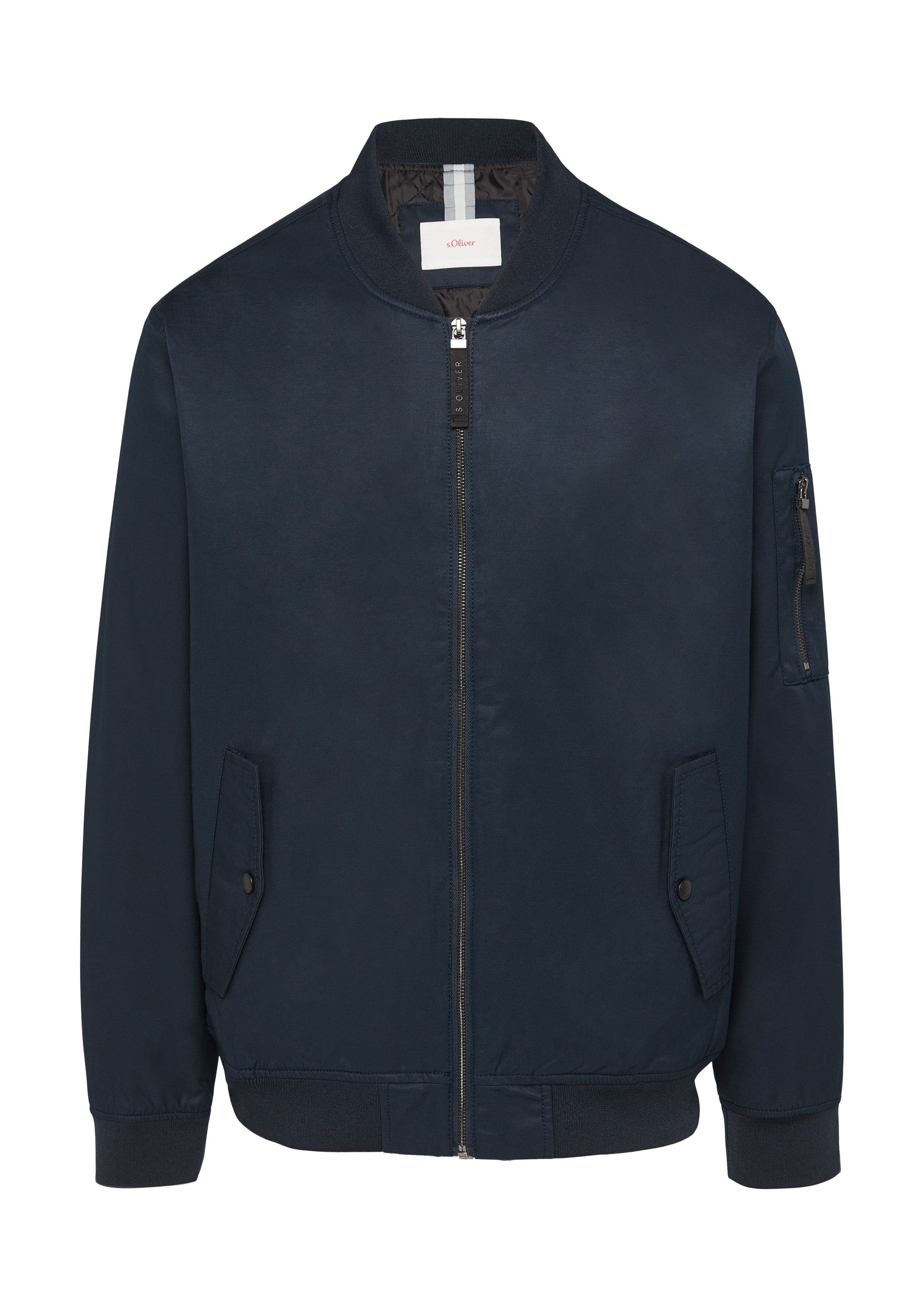 s.Oliver Funktionsjacke Outdoor-Jacke Bomberjacke mit sportiven Details
