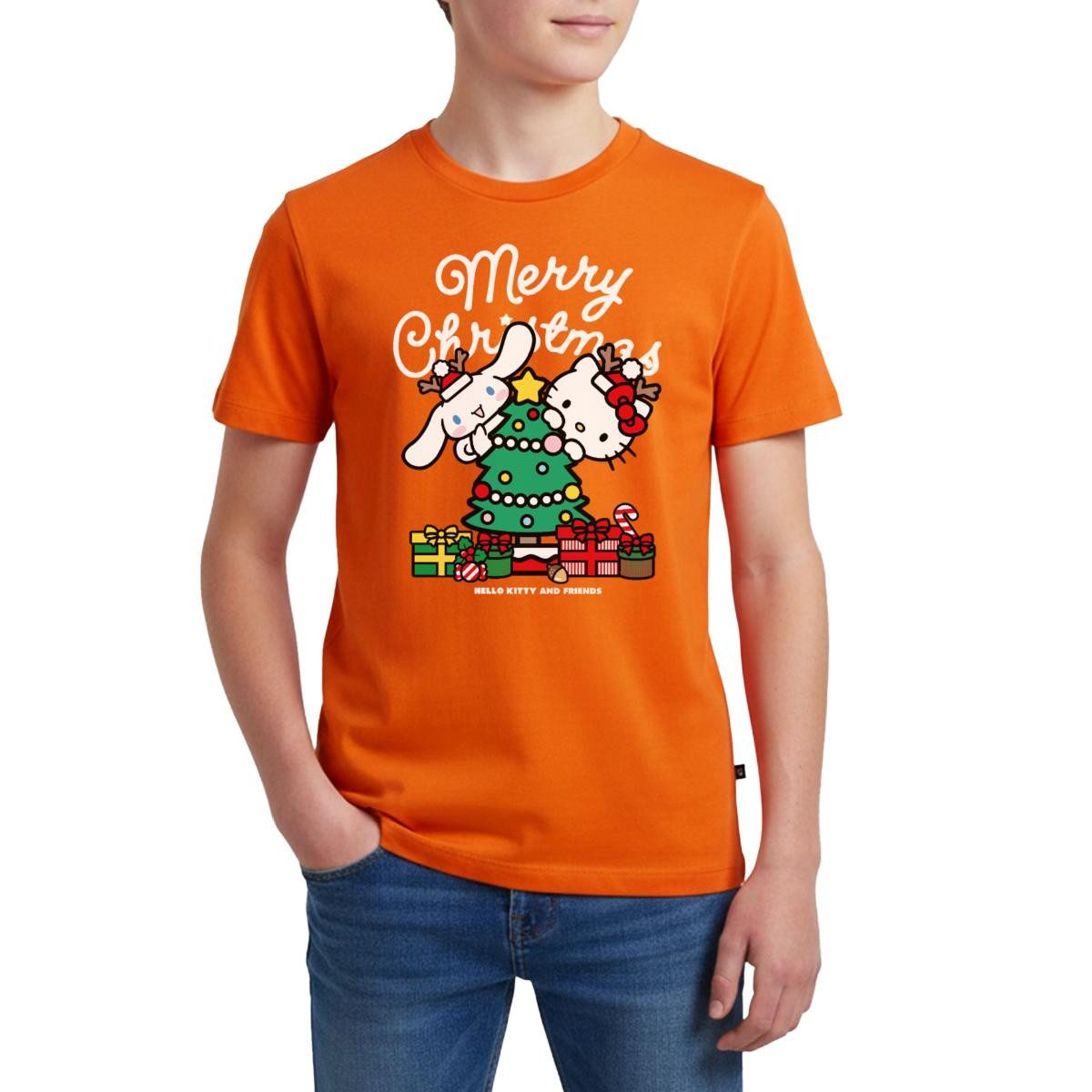 T-Shirt Hello Kitty Und Cinnamoroll Weihnachten Teenager Premium T-Shirt