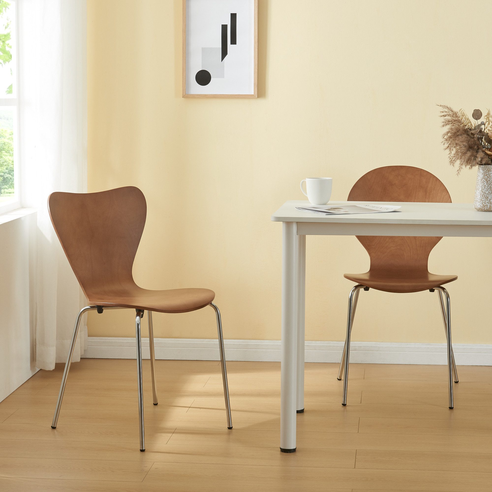 en.casa Esszimmerstuhl (Set), »Essunga« Holz Metall günstig online kaufen