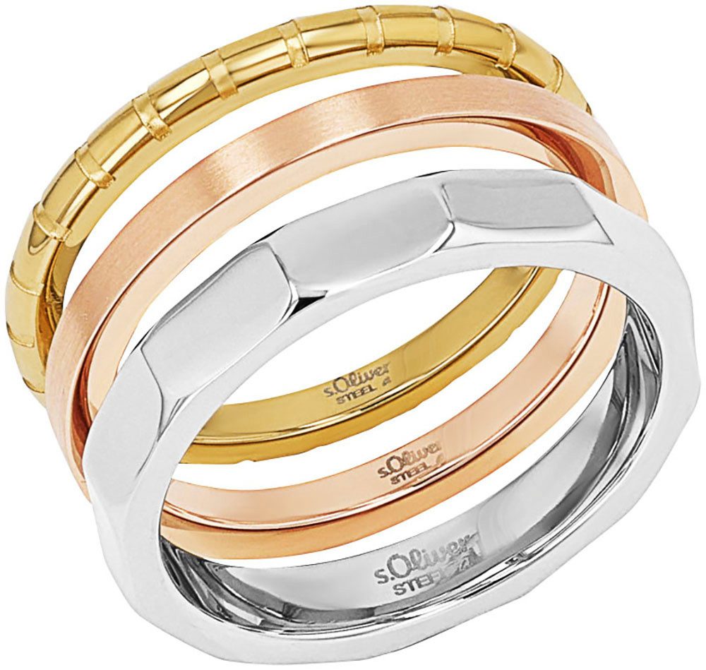 s.Oliver Ring-Set (Set, 3-tlg)
