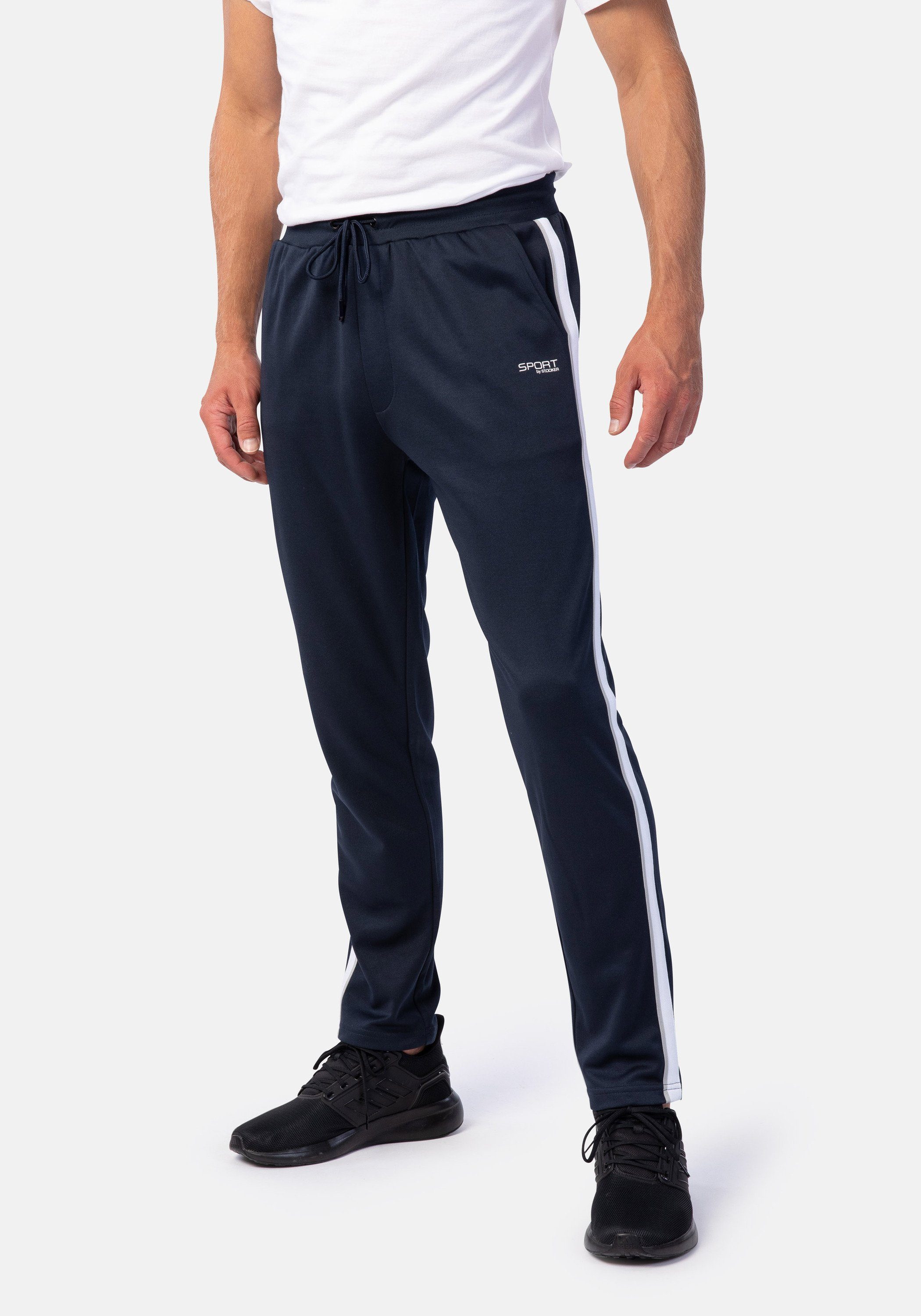 HERO by John Medoox Sporthose Baumwollqualität Stooker Men Sweathose (1-tlg) navy