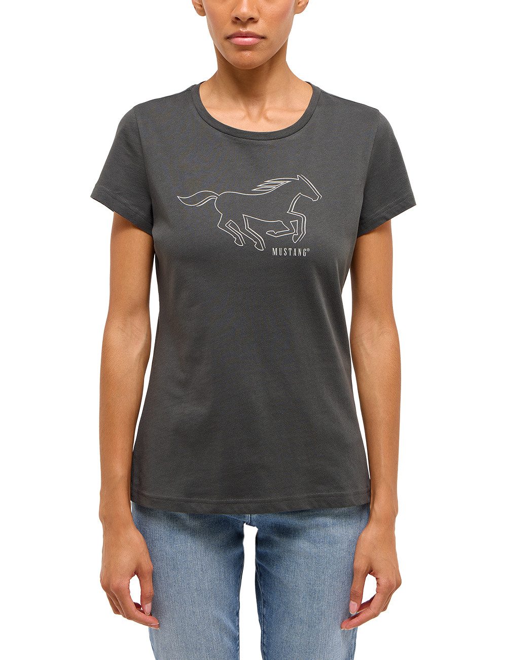 MUSTANG Kurzarmshirt Damen Style Loa