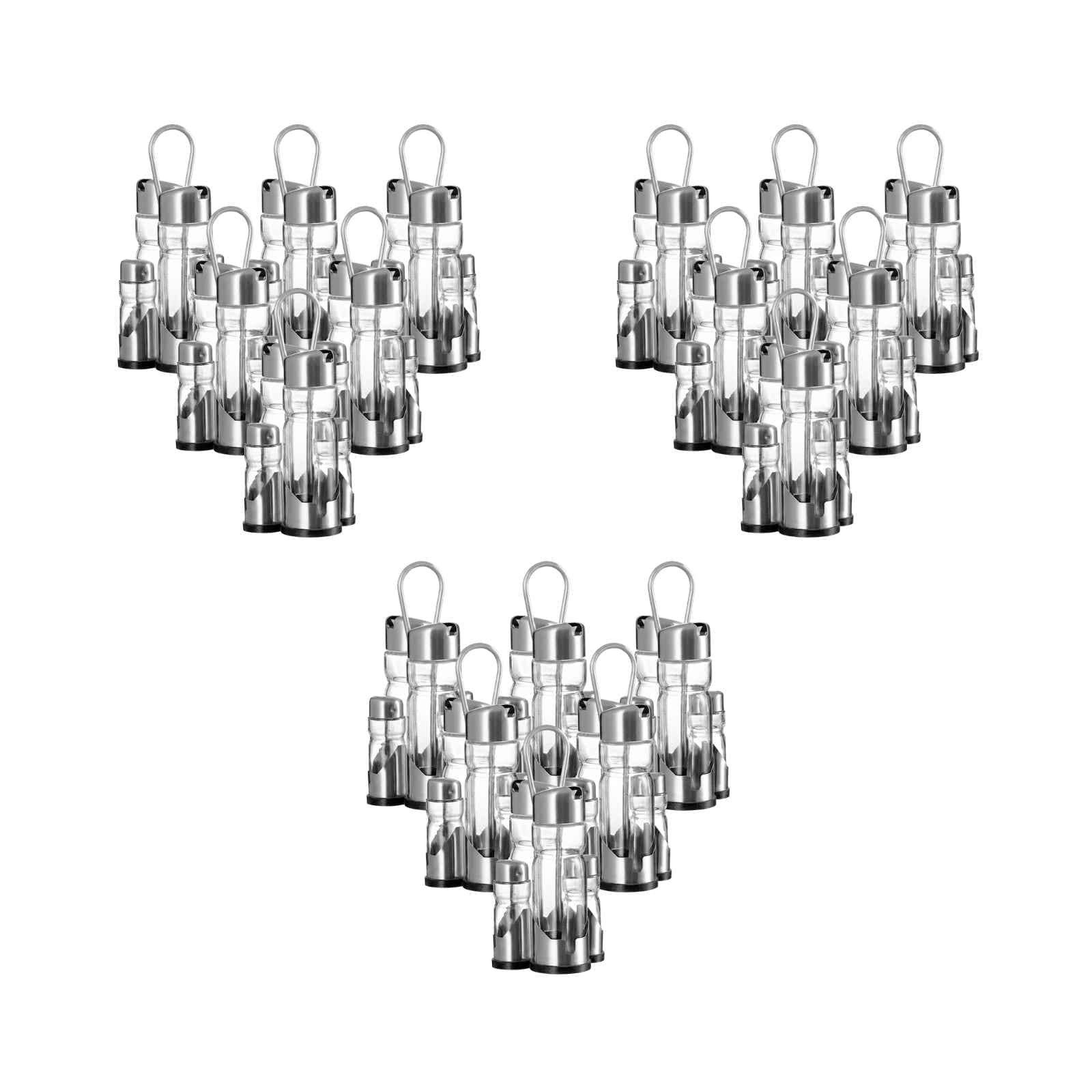 Ritzenhoff & Breker Menage-Set Basic Menageset 18er Set, (18x Menagegestell, 18x Essigflasche, 18x Ölflasche, 18x Salzstreuer, 18x Pfefferstreuer, 90-tlg), Spülmaschinengeeignet