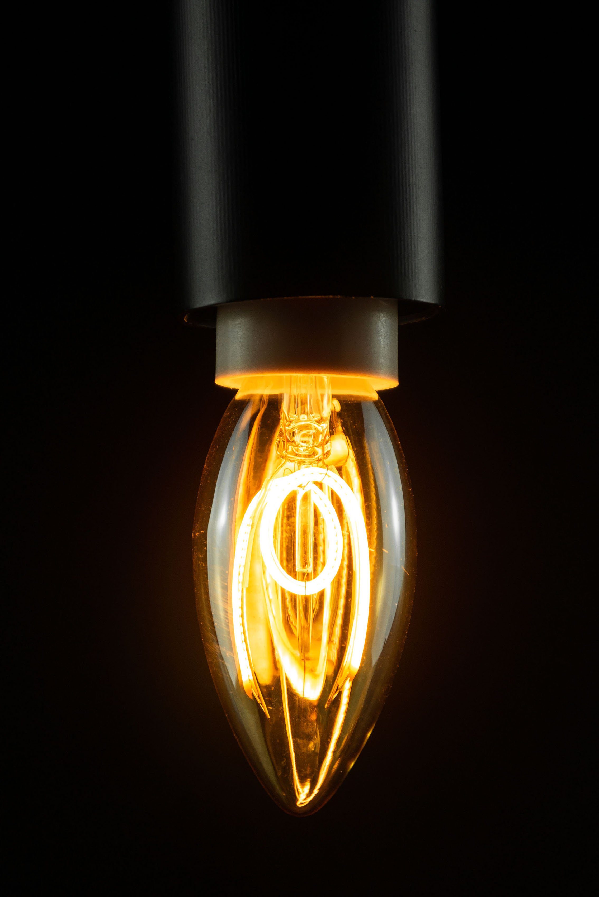 SEGULA LED-Leuchtmittel Soft Line, Soft E14, Warmweiß, 1 Kerze E14 gold, dimmbar, St