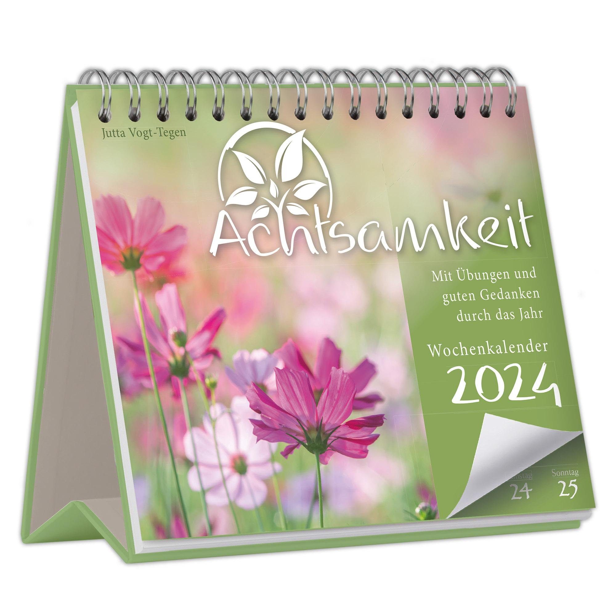 Lingen Verlag Tischkalender Achtsamkeit Wochenkalender 2024 Mit