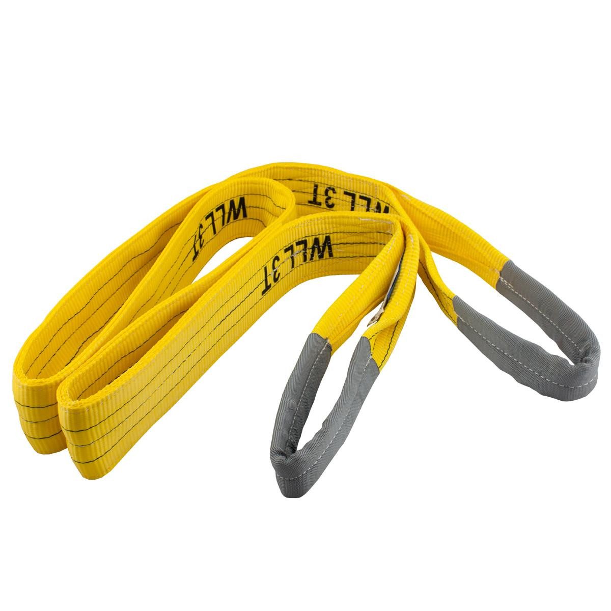 MCS CARGO SECURITY Zurrgurt Hebeschlinge, 3000kg, 3m, Hebegurt, Krangurt, gelb (1-St)