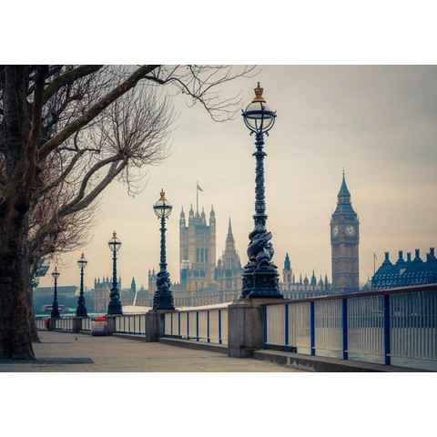 Papermoon Fototapete London Big Ben, matt, (5 St)