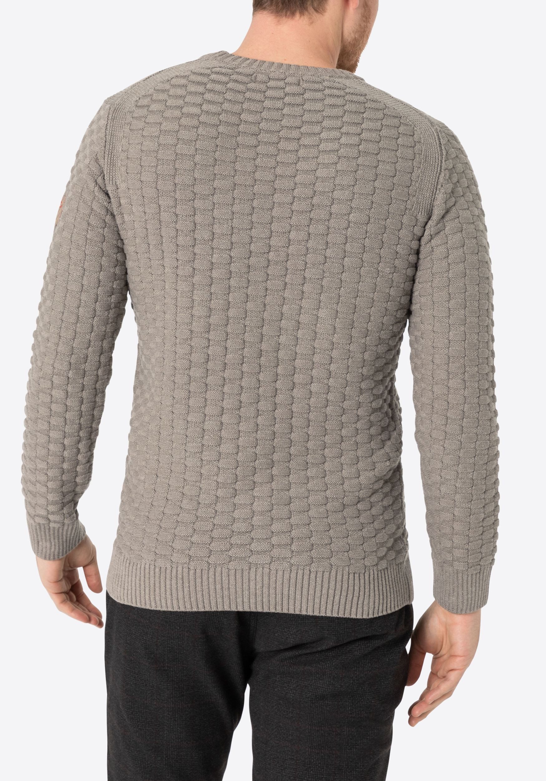 TIMEZONE Strickpullover Strickpullover Rundhals 3D Muster Regular Fit Heavy günstig online kaufen