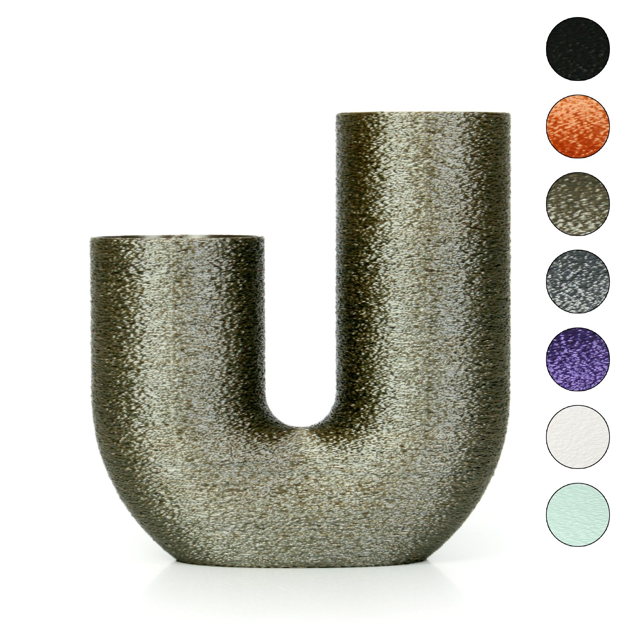 Bio-Kunststoff, nachwachsenden wasserdicht aus aus Feder Old Dekorative Copper Kreative bruchsicher & – Rohstoffen; Designer Dekovase Blumenvase Vase