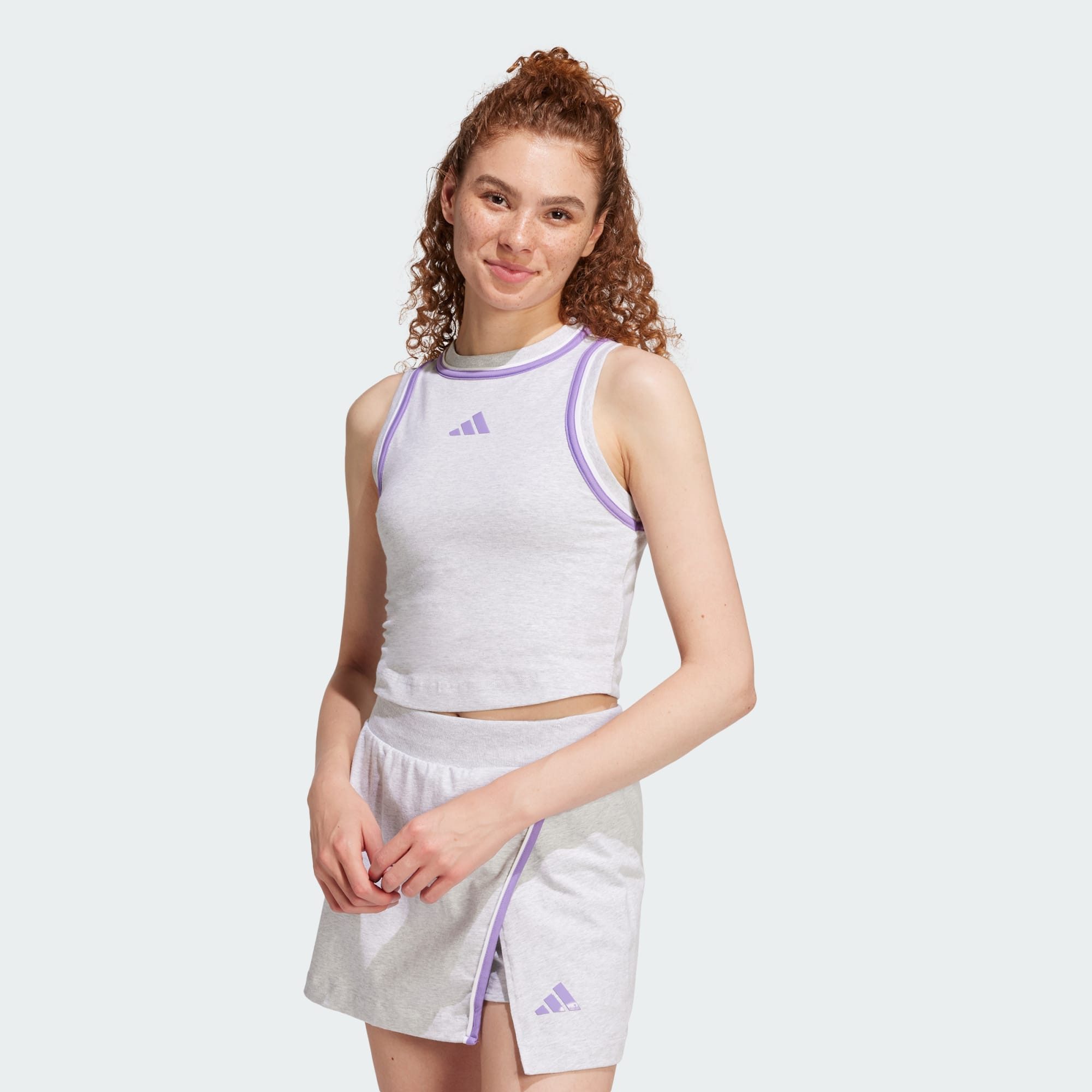 adidas Sportswear Tanktop ESSENTIALS COLOR-POP COTTON CROP-TOP (1-tlg)