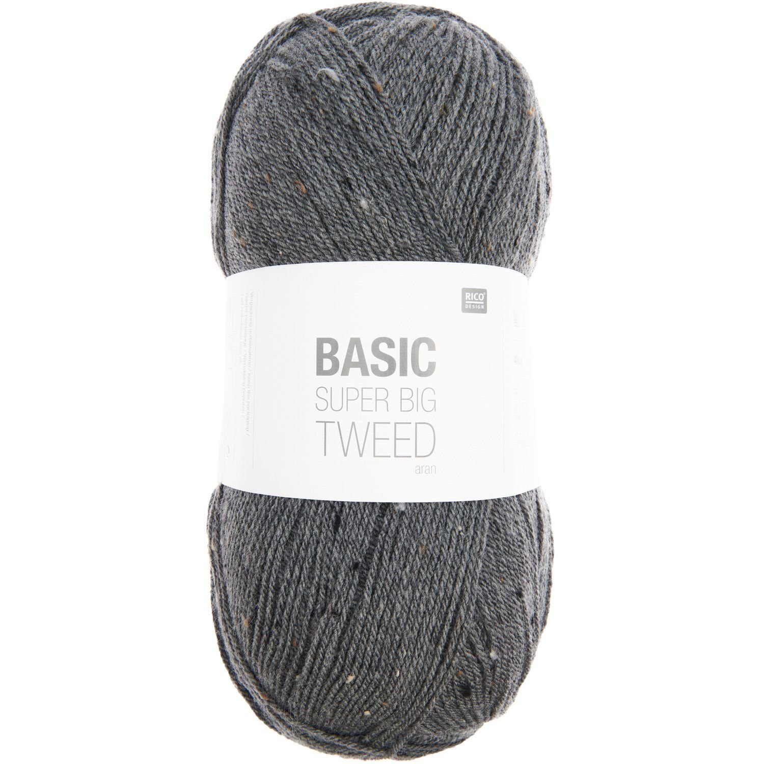 Thumbnail - Rico Design Das Riesenknäuel 400g Basic Super Big Tweed Aran Effektgarn, 800,00 m, aus einem Knäuel ein Pullover stricke...