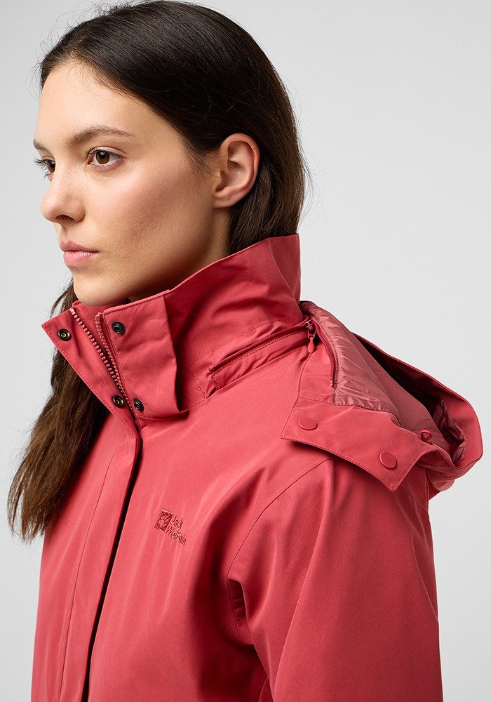 Jack Wolfskin 3-in-1-Funktionsmantel BAYLIGHT 3IN1 COAT W 3-in-1 Mantel, warm, wasserdicht und winddicht