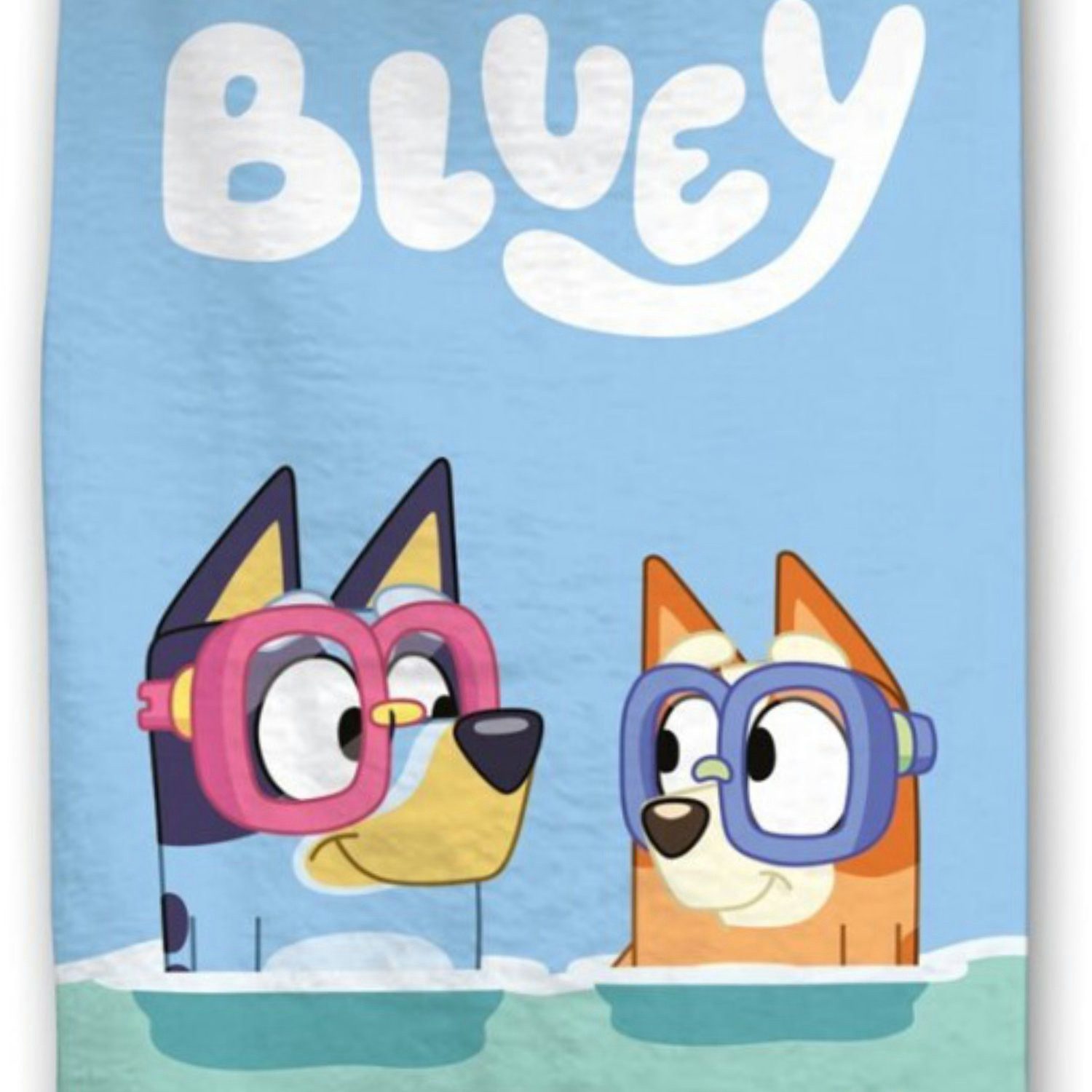 Bluey Strandtuch Bluey und Bingo Kinder Mikrofaser Strandtuch Handtuch Bade günstig online kaufen