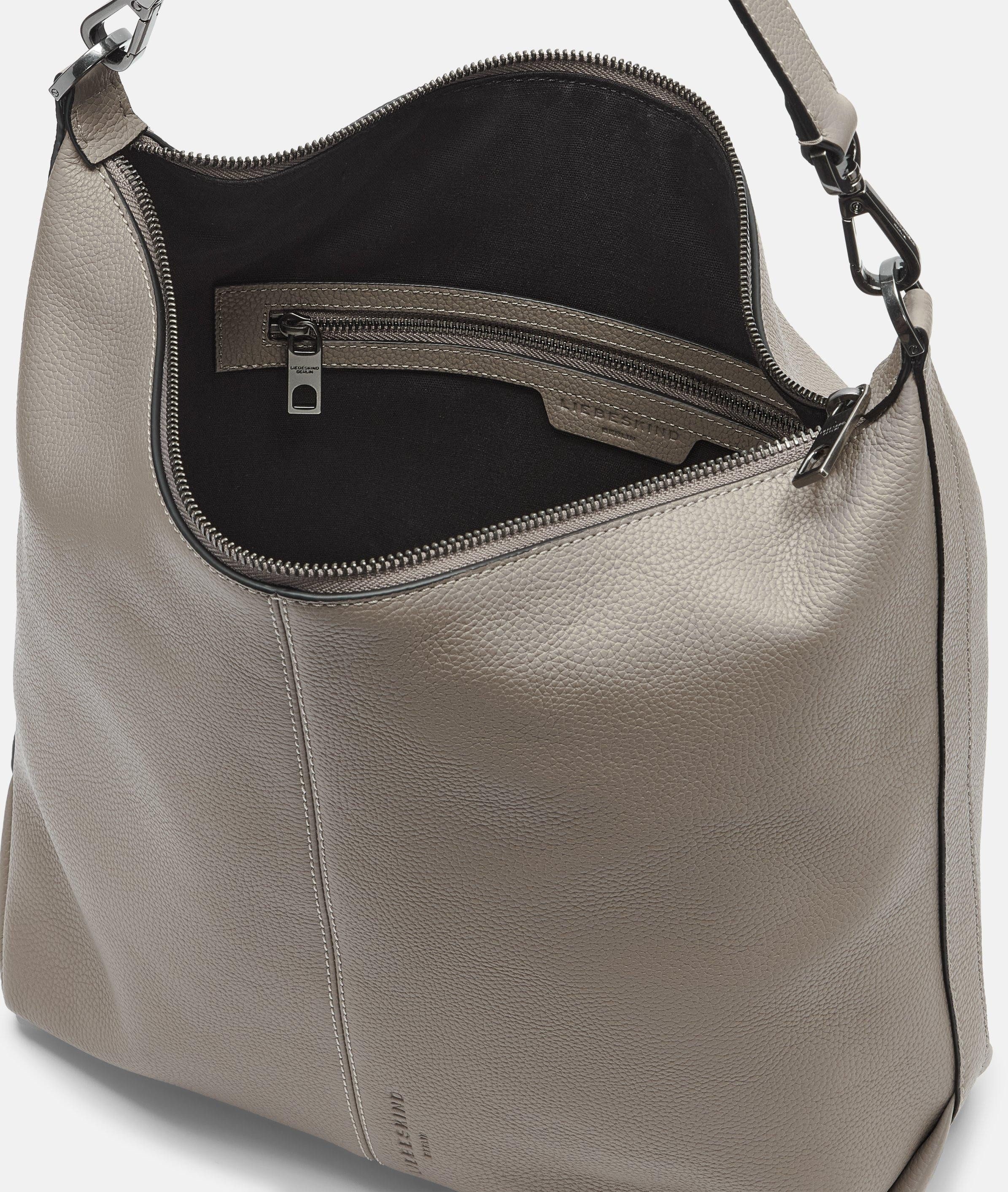 Liebeskind Berlin Schultertasche Hobo, Geräumige Schultertasche aus Leder