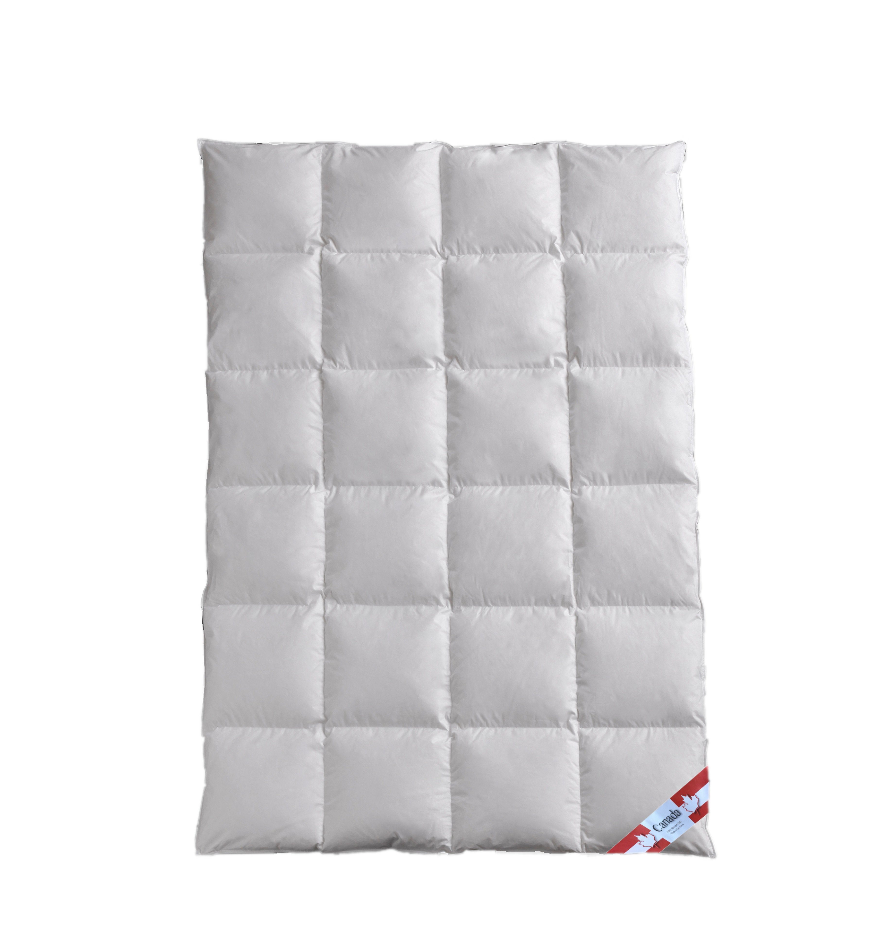 Canada Daunenbettdecke Daunenfederbett Winterdecke Daunendecke Wärmegrad 4, günstig online kaufen