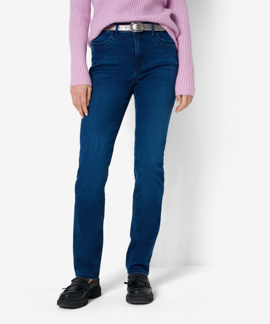 Brax 5-Pocket-Jeans Style CAROLA dunkelblau