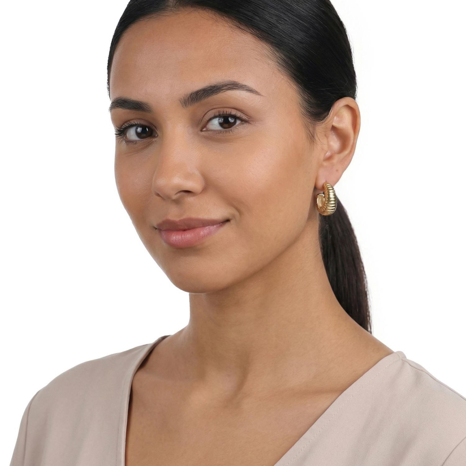 Noelani Paar Creolen Noelani Creolen für Damen, Edelstahl (Creole, 4-tlg)