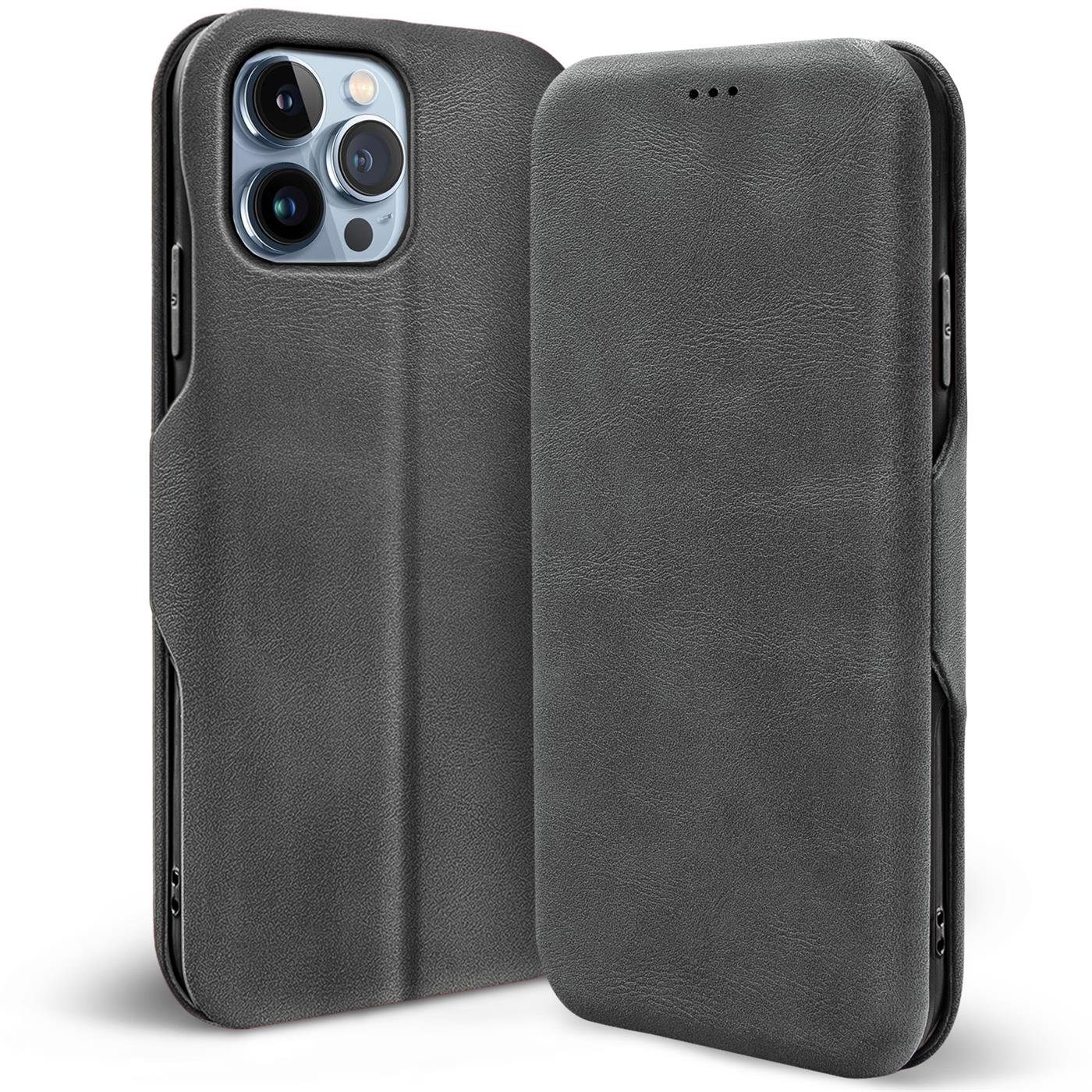 CoolGadget Handyhülle Premium Klapptasche Wallet Case für Apple iPhone 14 Pro Max 6,7 Zoll, Handy Tasche mit Kartenfach Book Schutzhülle