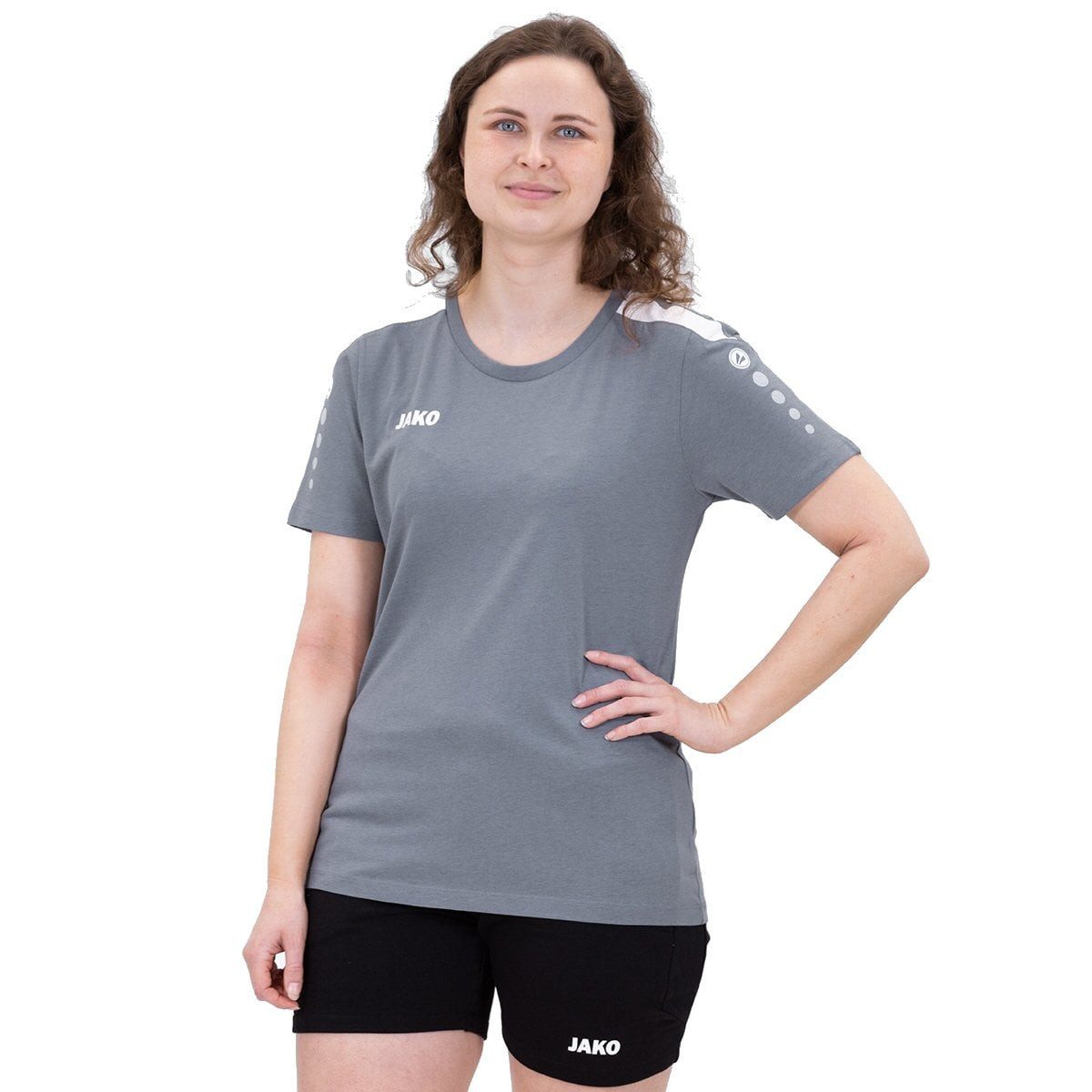 Jako Trainingsshirt Power (strapazierfähig, angenehmes Tragegefühl) dunkelgrau Damen