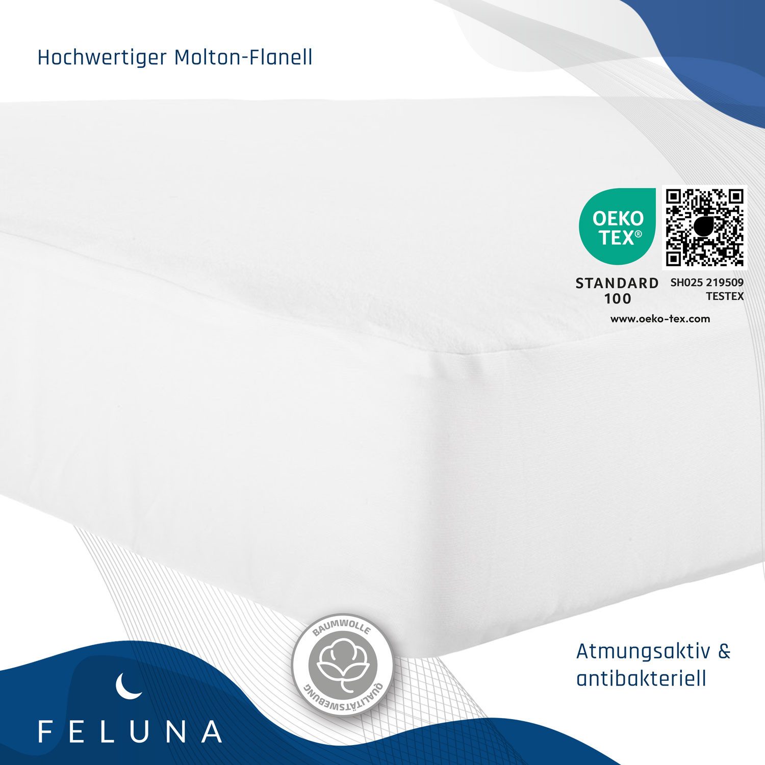 Matratzenschoner FELUNA Wasserdichter Bambus-Flanell-Matratzenschoner Baby günstig online kaufen