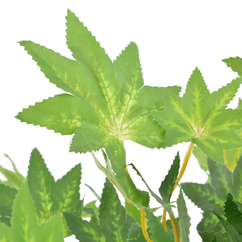 cm Höhe furnicato, Topf Kunstpflanze Pflanze mit Künstliche Ahornbaum 120 cm, Grün 120