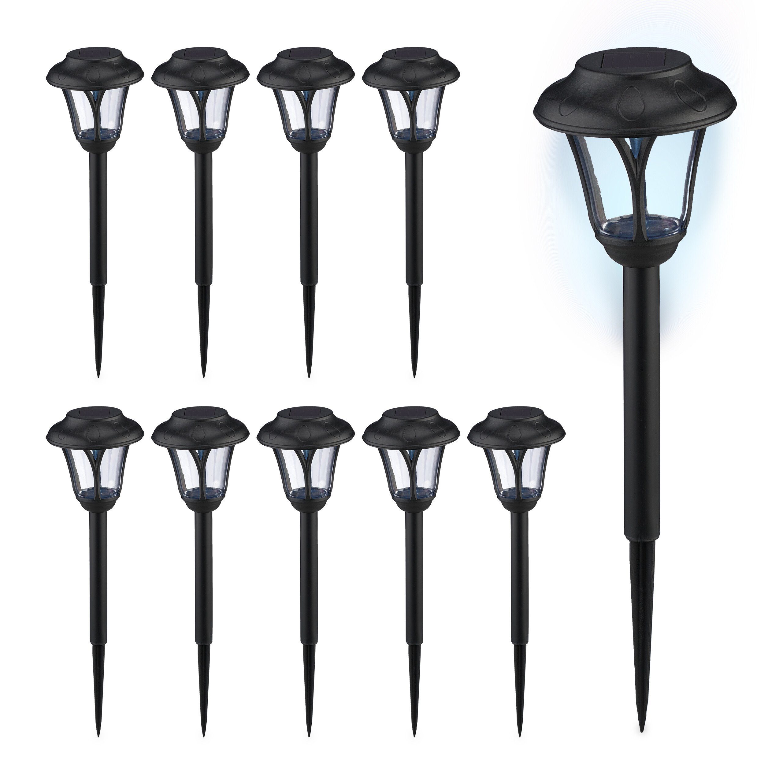 LED Solarleuchte Solarlampen Set